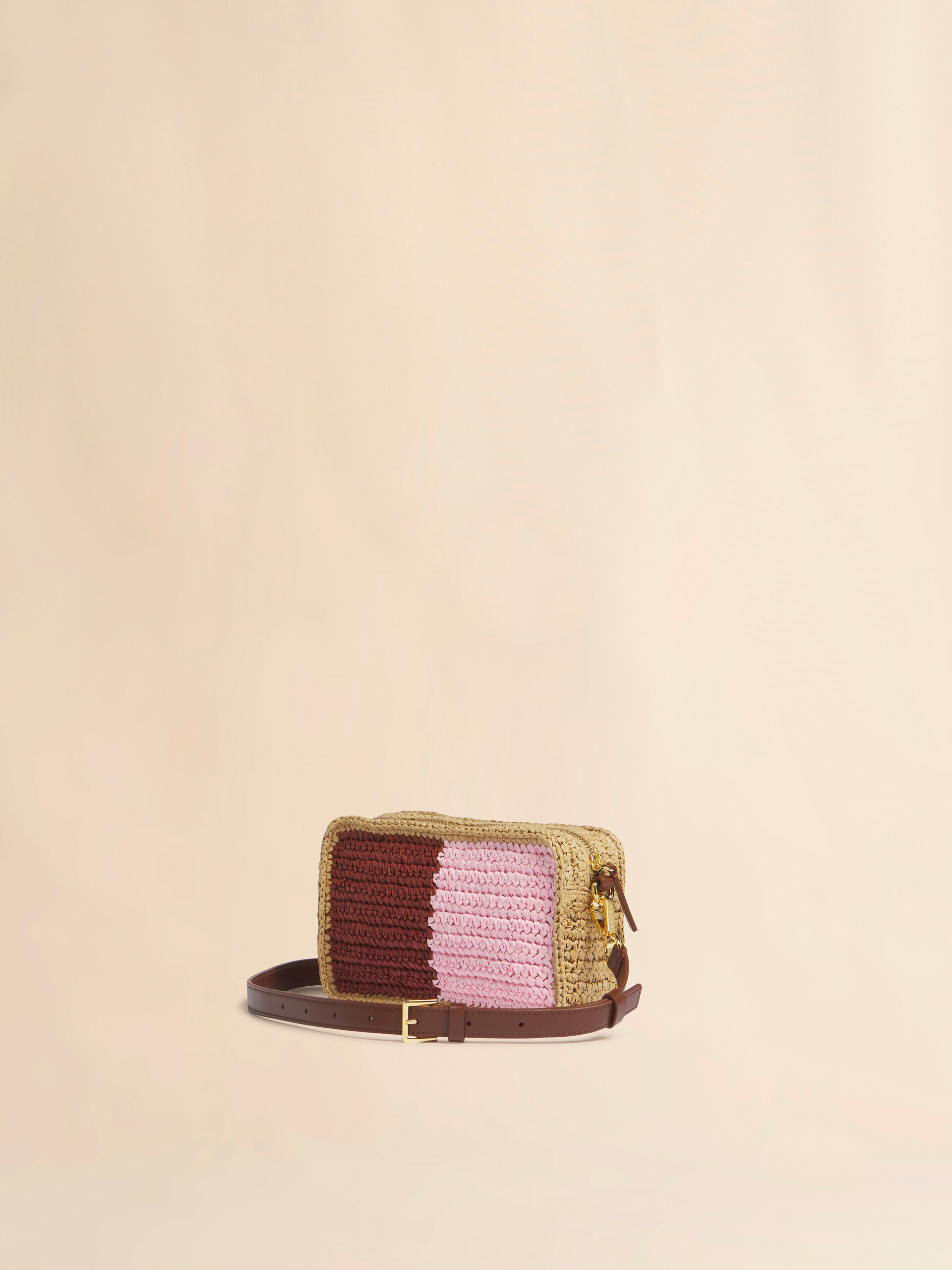 Sacoche pour appareil photo Seaside jaune et orange - Sacs port&eacute;s &eacute;paule - Image 2