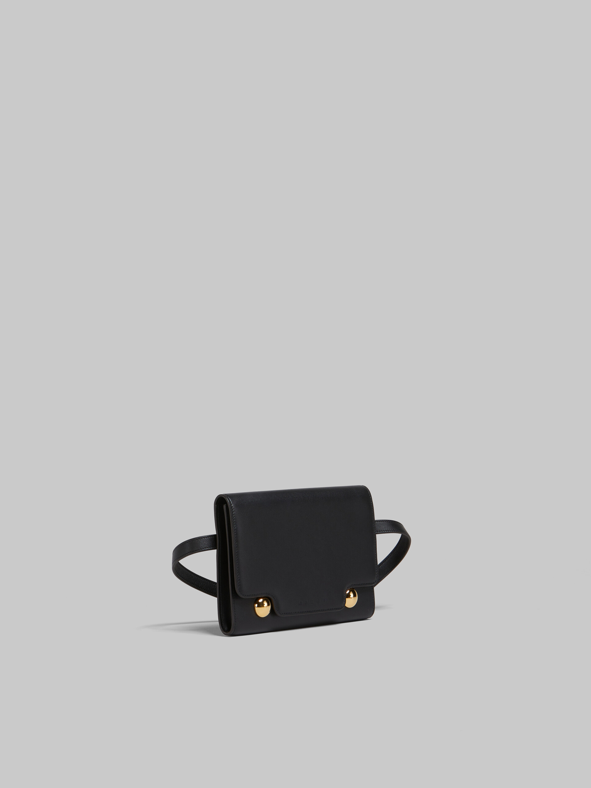 Black leather Trunkaroo bum bag - Belt Bags - Image 6