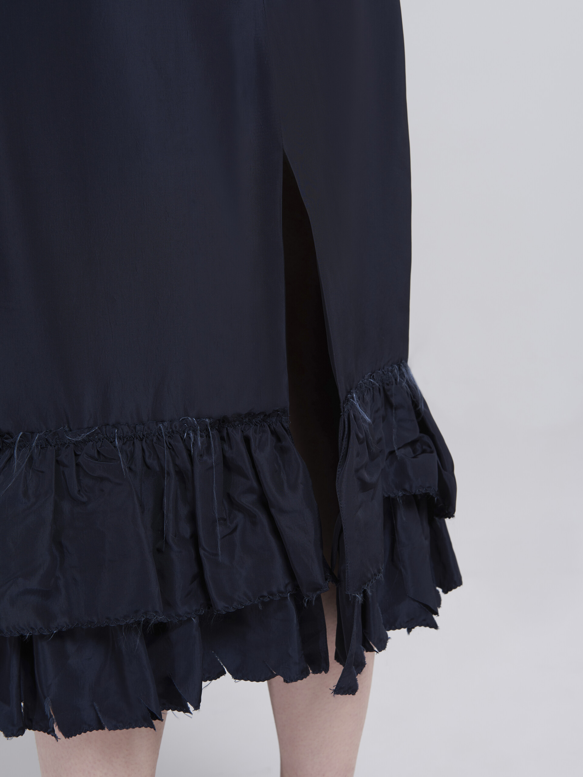 Viscose faille skirt - Skirts - Image 4