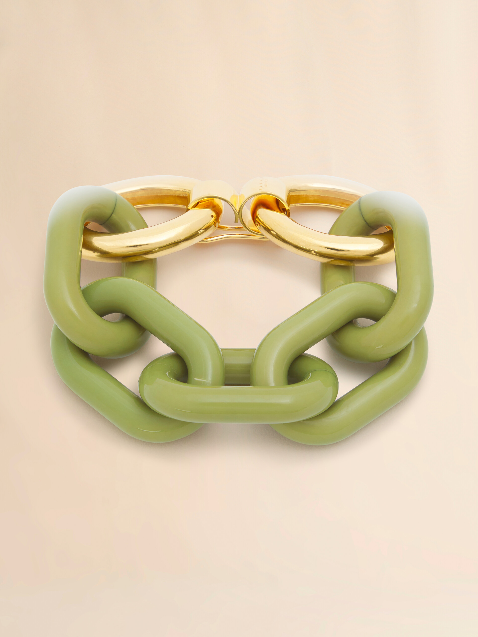 Brown resin chain bracelet - Bracelets - Image 4