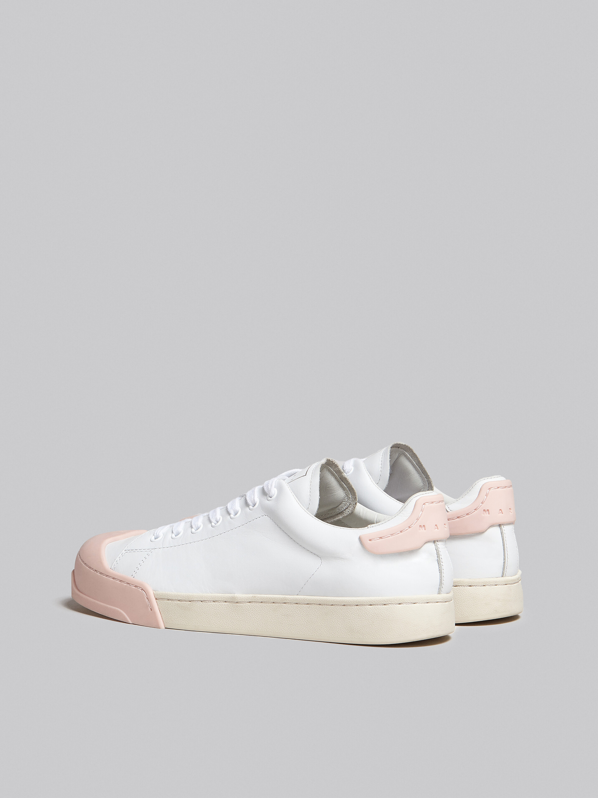 Dada Bumper sneaker in white and pink leather - Sneakers - Image 3