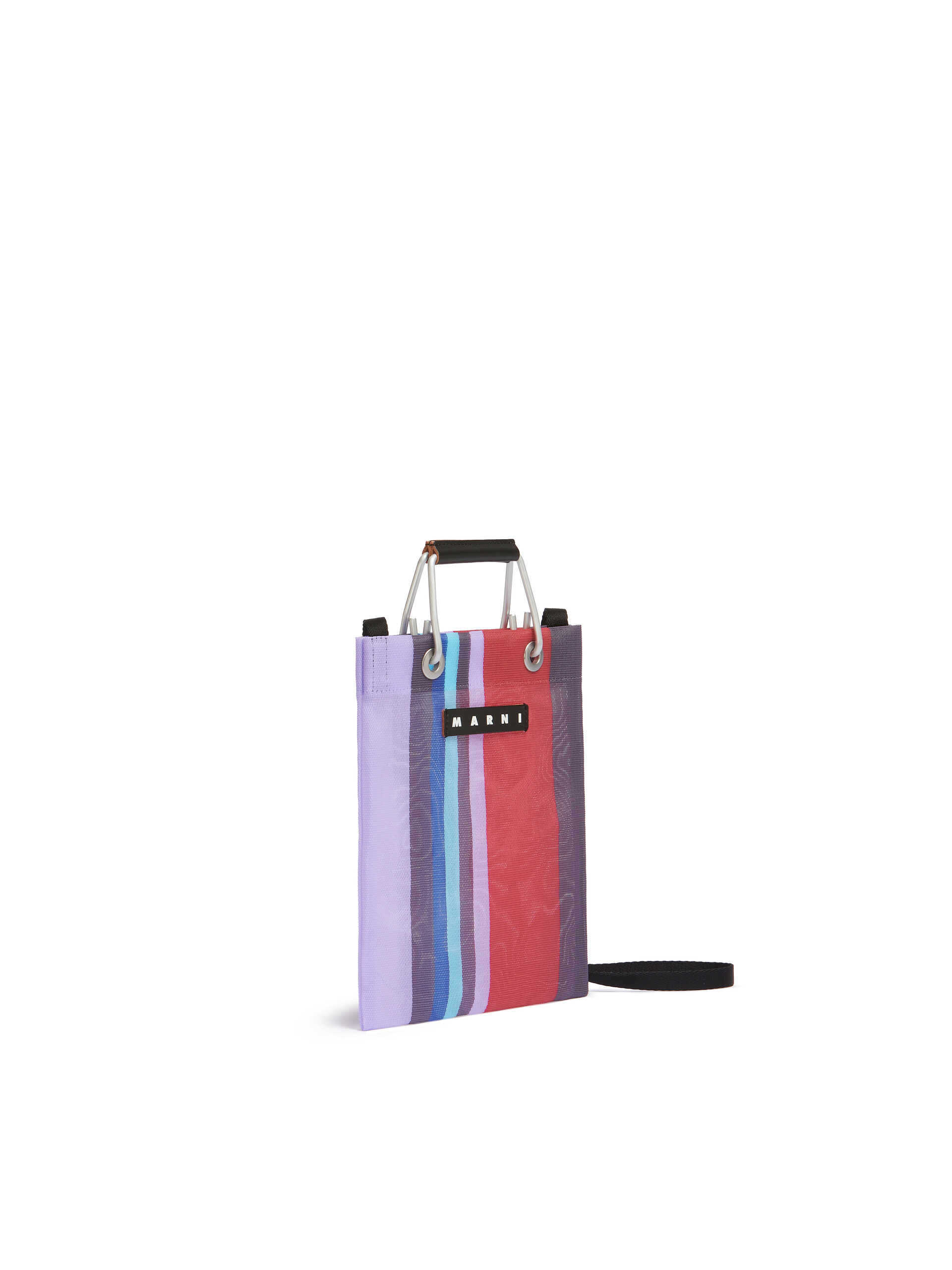 グリーンブルー(ターコイズ) MARNI MARKET STRIPE MINI SHOULDER BAG - ハンドバッグ - Image 2