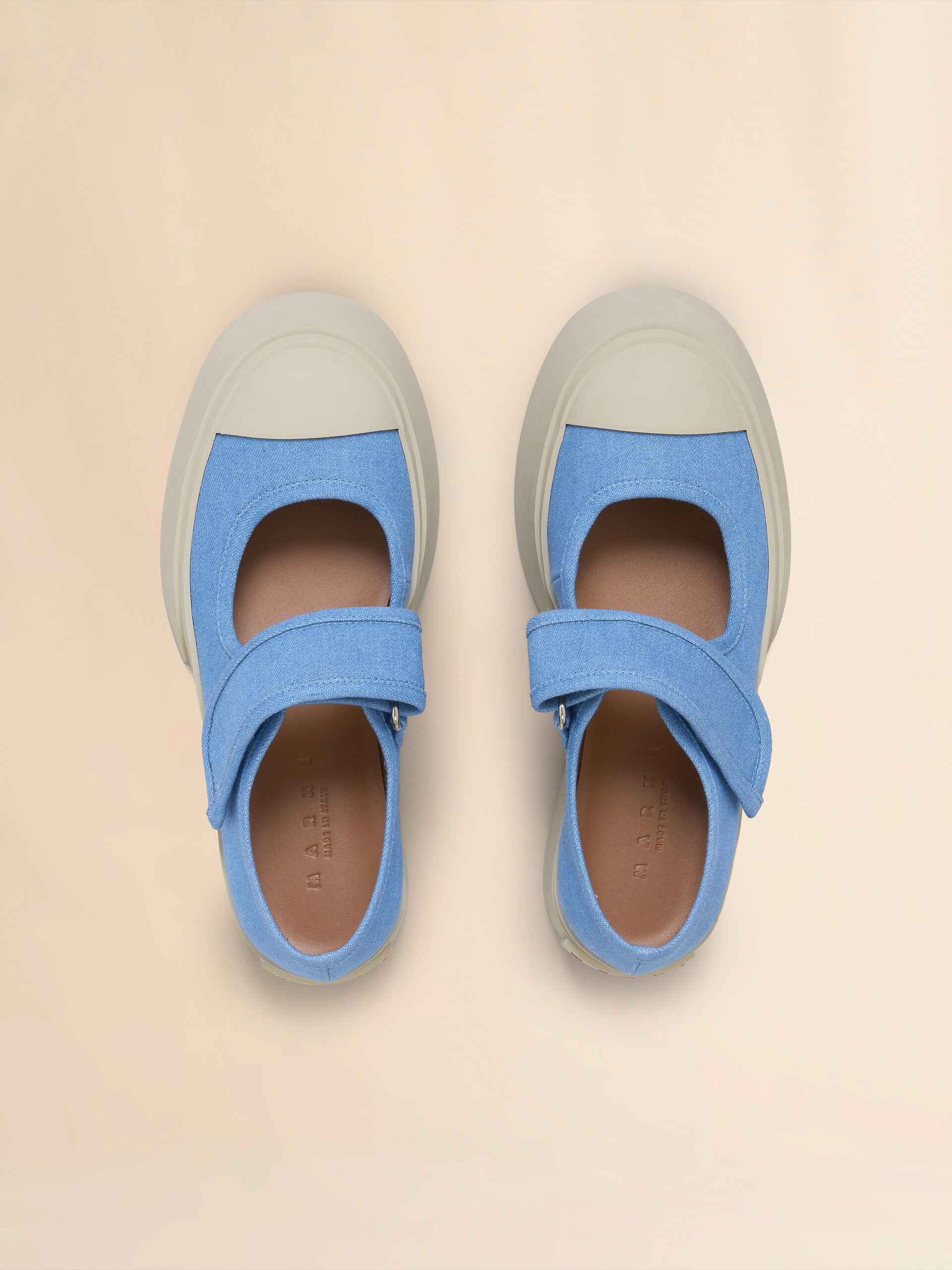 Light blue denim Mary Jane sneaker - Sneakers - Image 4