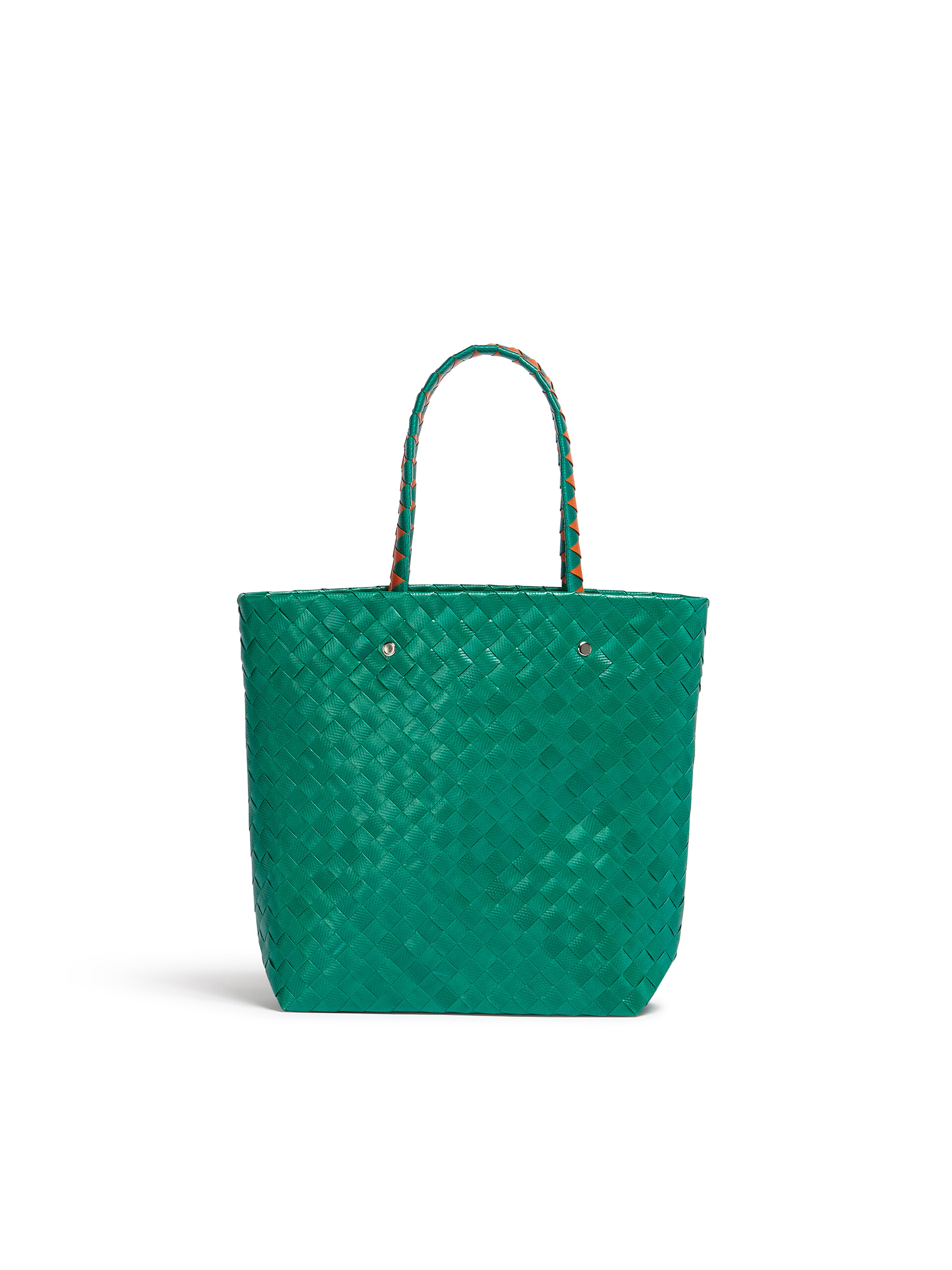 MARNI MARKET small bag in green flower motif - Bags - Image 3