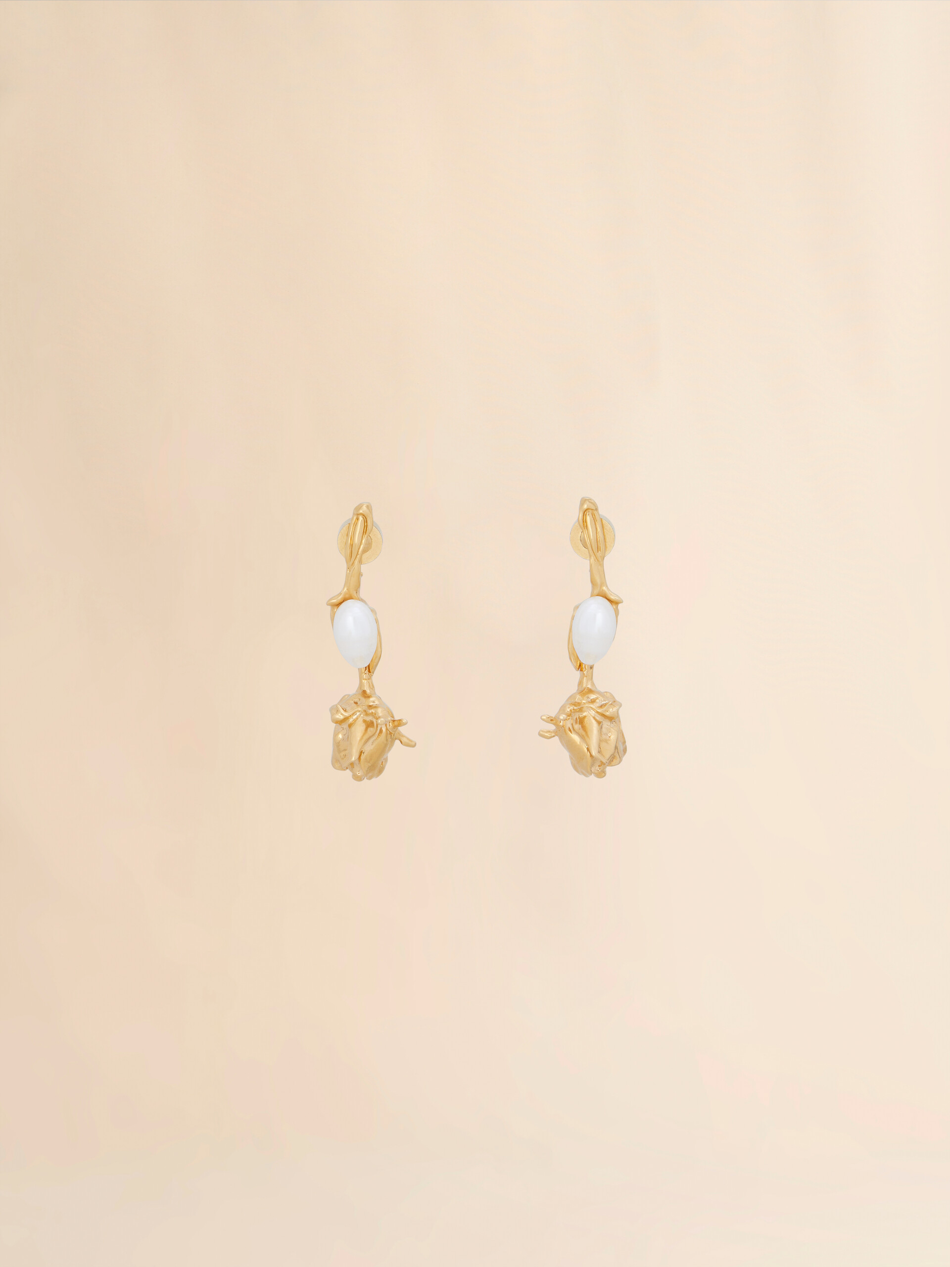 Pearls Flower Delirium drop earrings - Earrings - Image 1