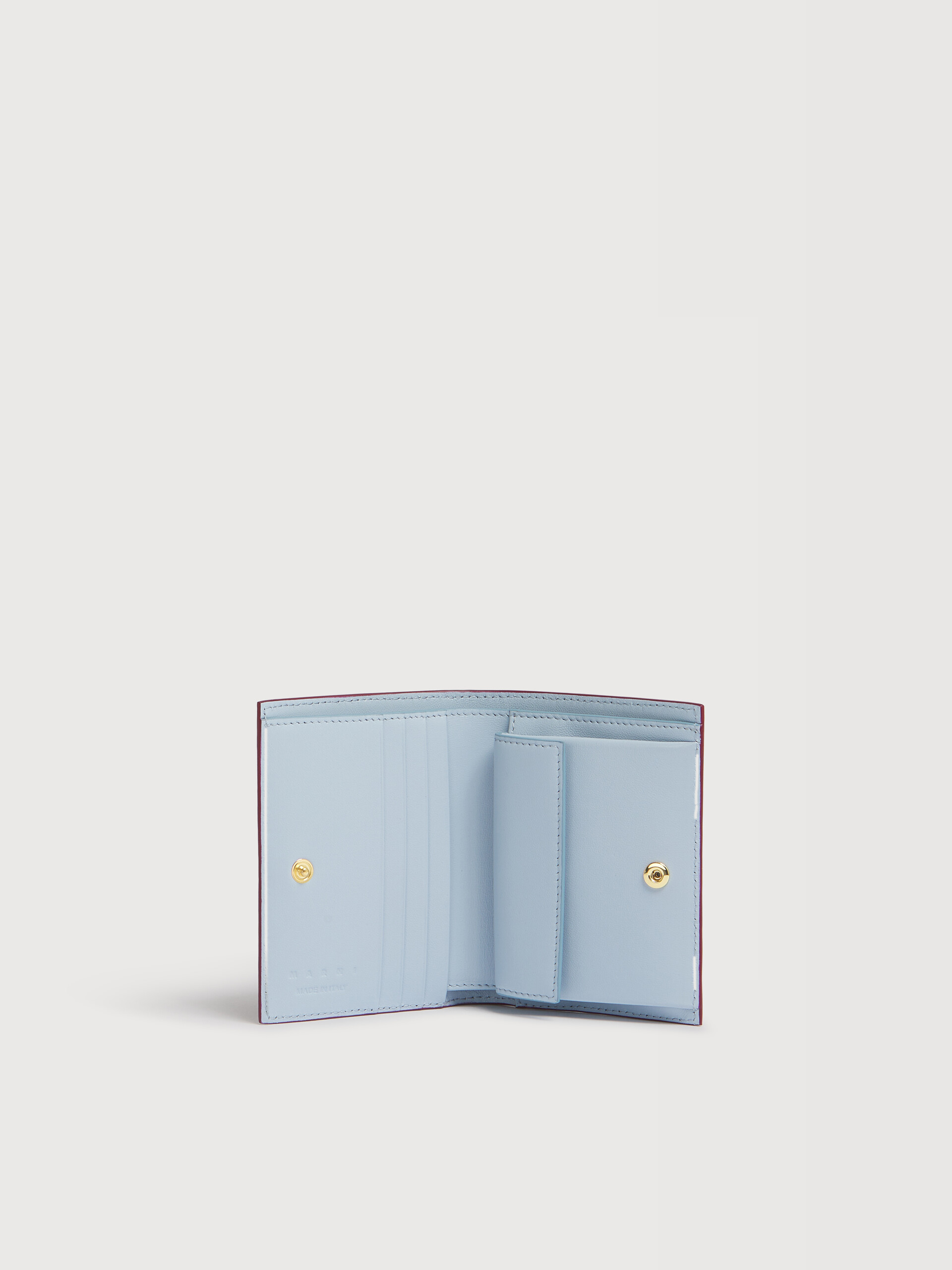 パープル レザー Marni Mending 二つ折りウォレット - 財布 - Image 2
