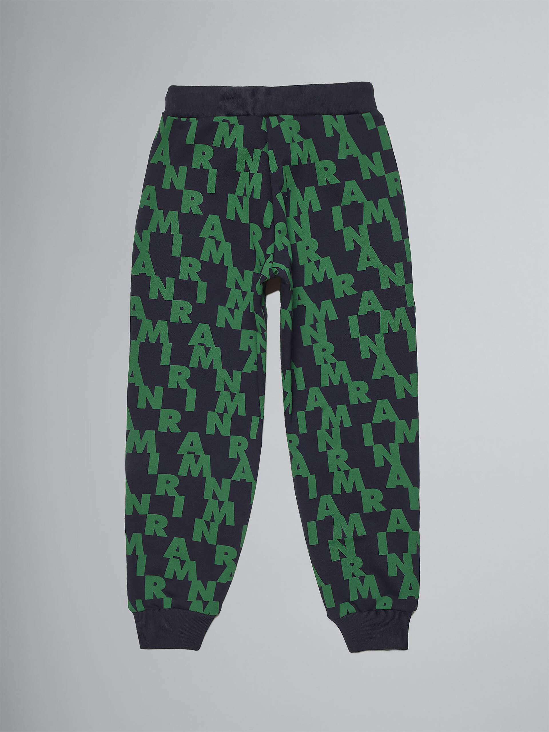 Fleece trousers with all-over Marni pattern - Pants - Image 2