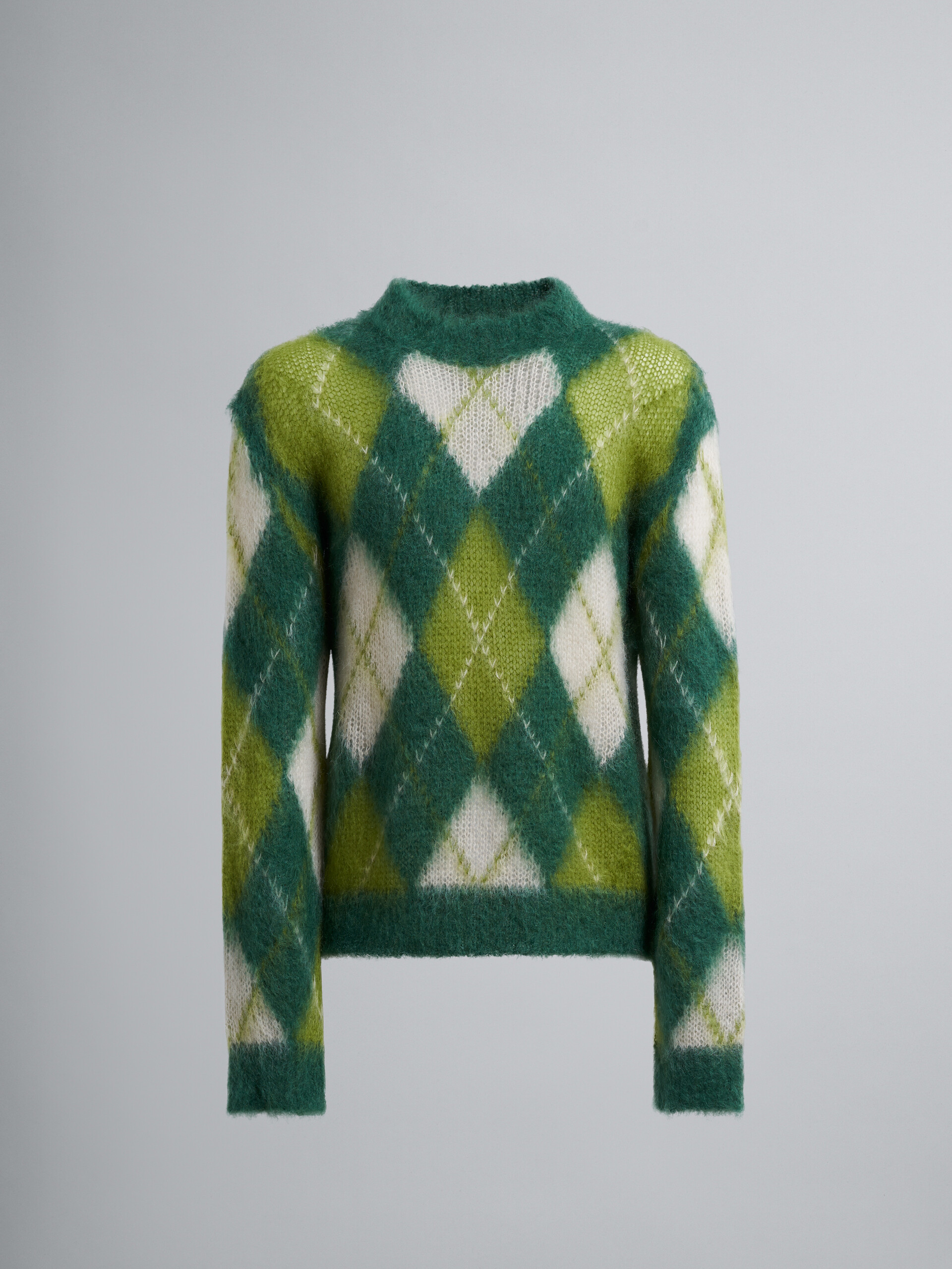 Iconic mohair Argyle sweater - Pullovers - Image 1