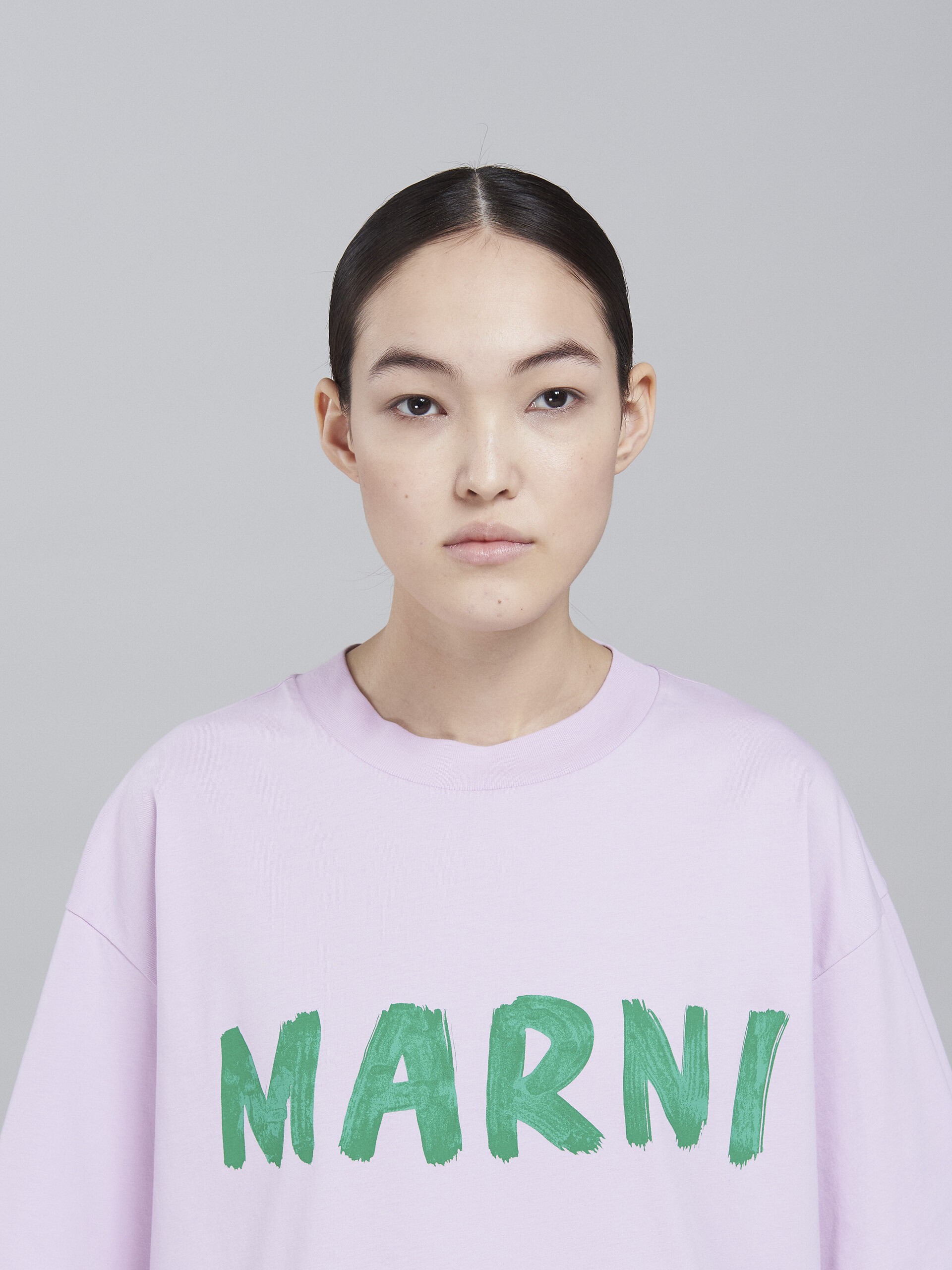 White logo bio jersey T-shirt | Marni