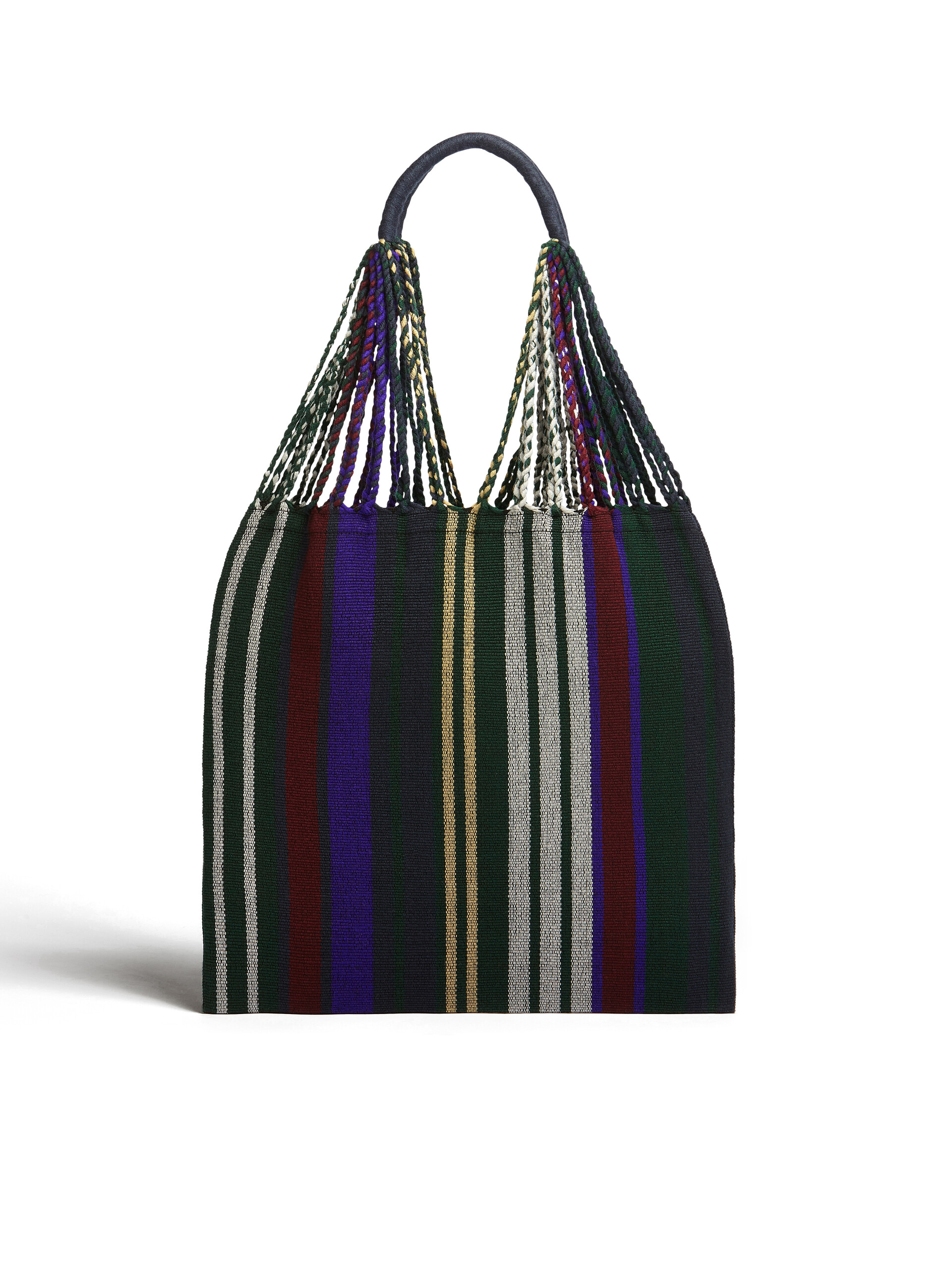MARNI MARKET HAMMOCK bag in multicolour lilac polyester - Bags - Image 3