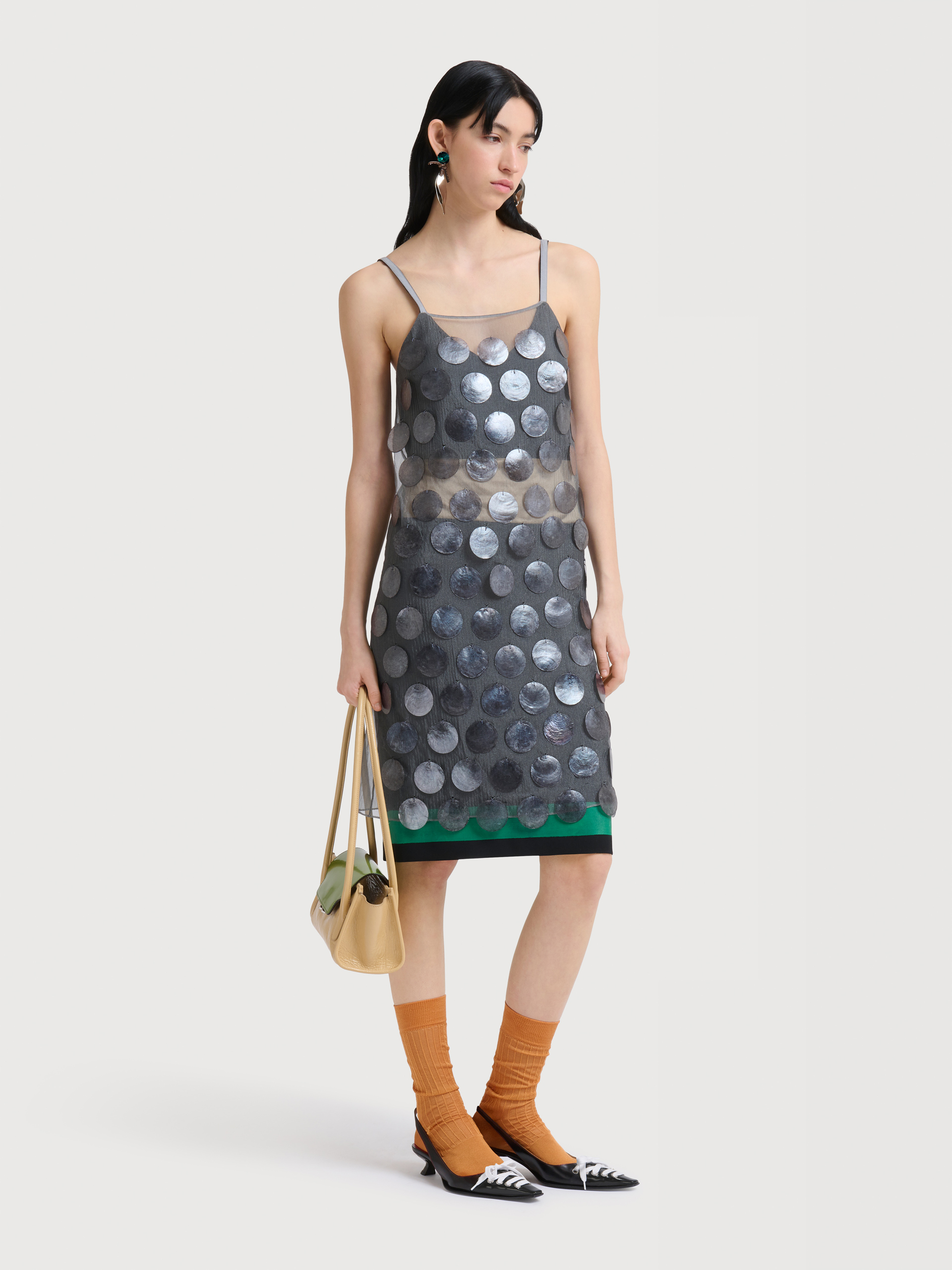 Blue mother-of-pearl maxi sequin dress - Dresses - Image 3