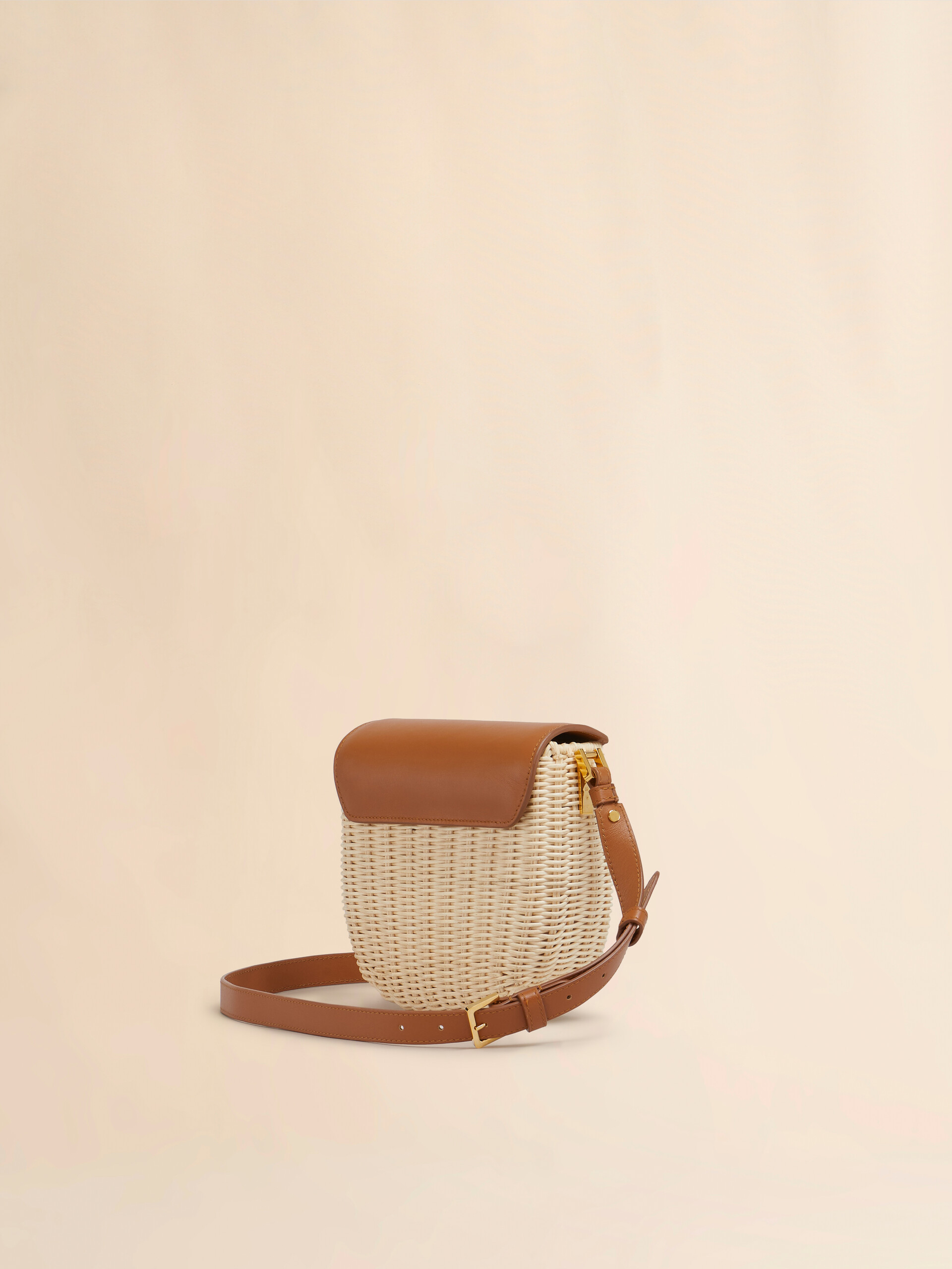 Natural rattan Midollino crossbody bag - Shoulder Bags - Image 3