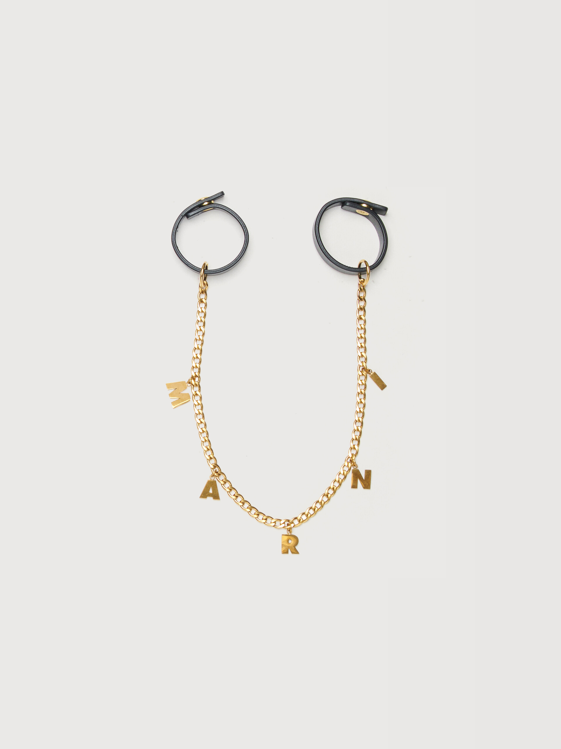 Gold-tone metal Marni charm keyring - Other accessories - Image 1