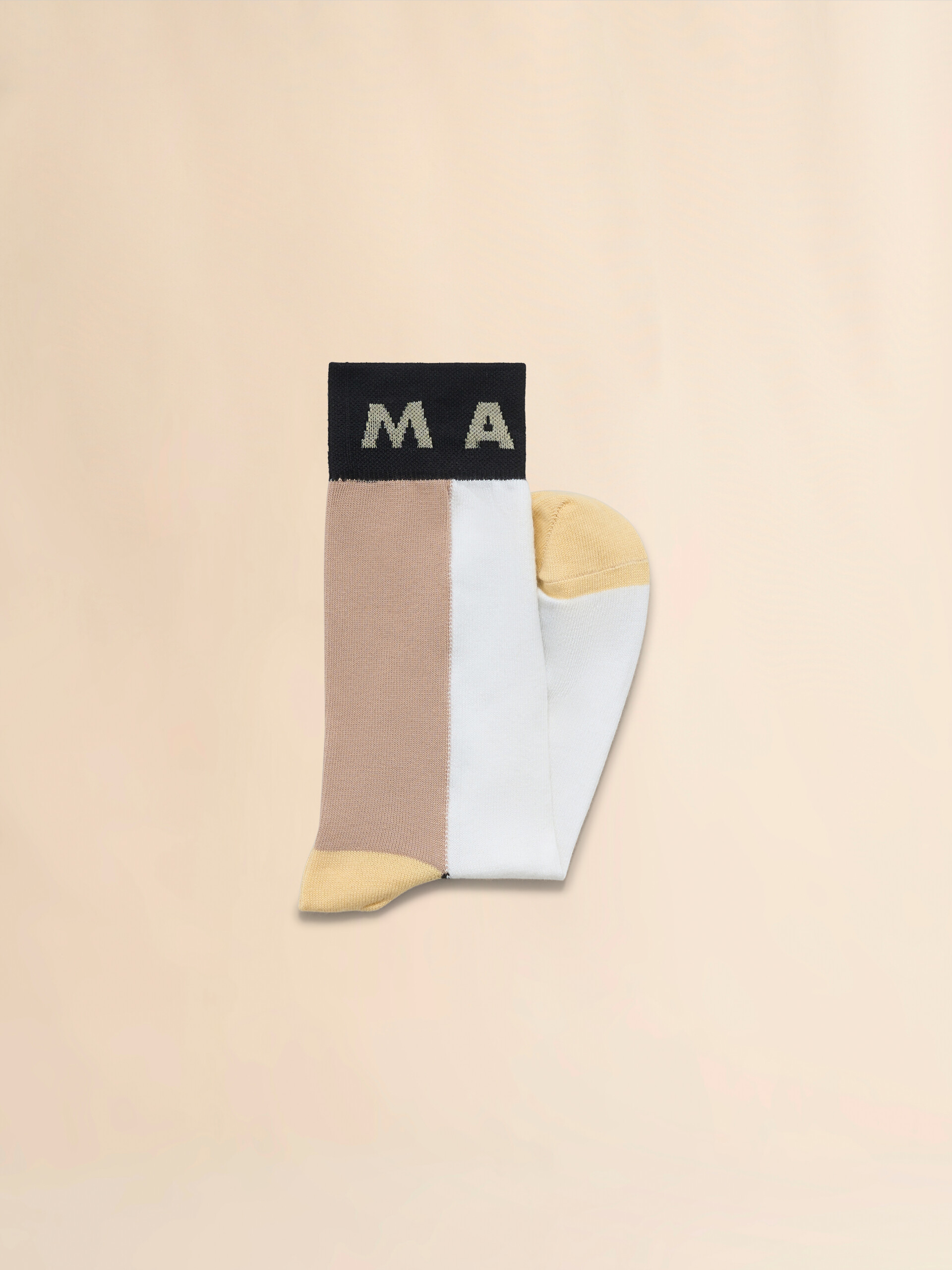 Blue colour block socks - Socks - Image 2