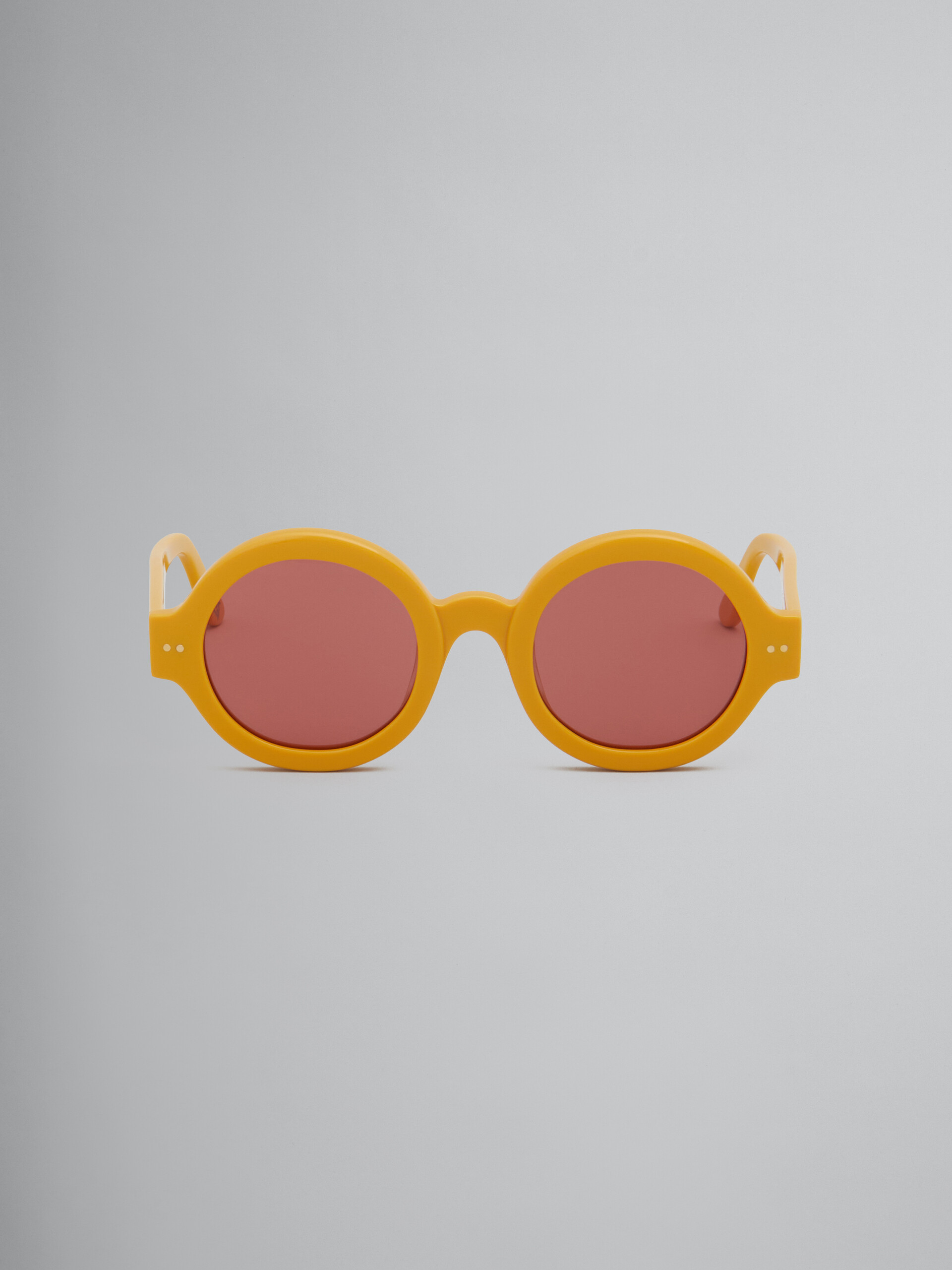 Nakagin Tower yellow sunglasses - Optical - Image 1