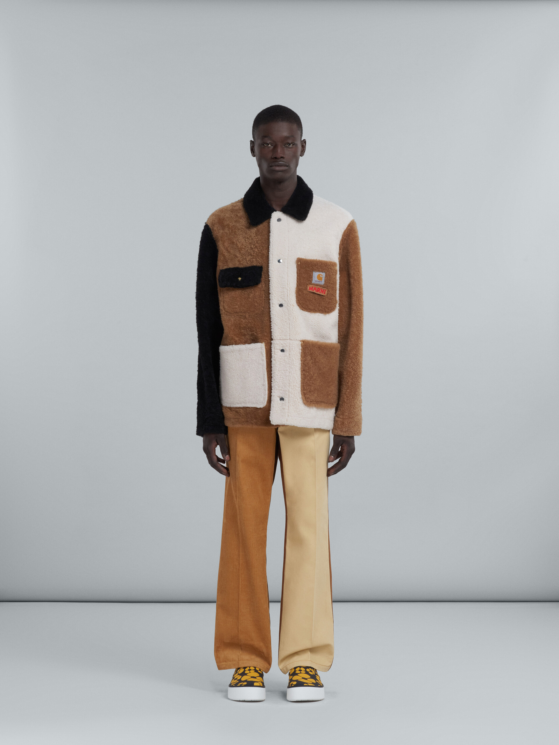 MARNI x CARHARTT WIP - shearling reversible jacket | Marni