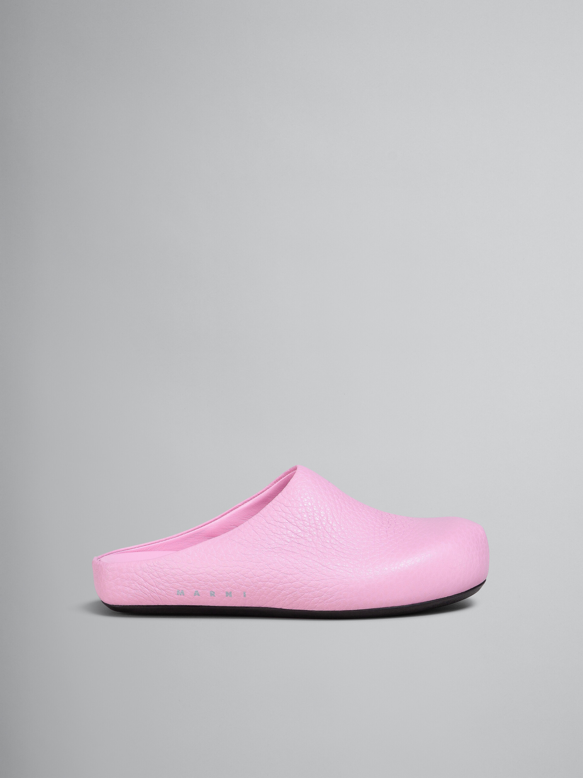 Pink leather Fussbett sabot - Clogs - Image 1
