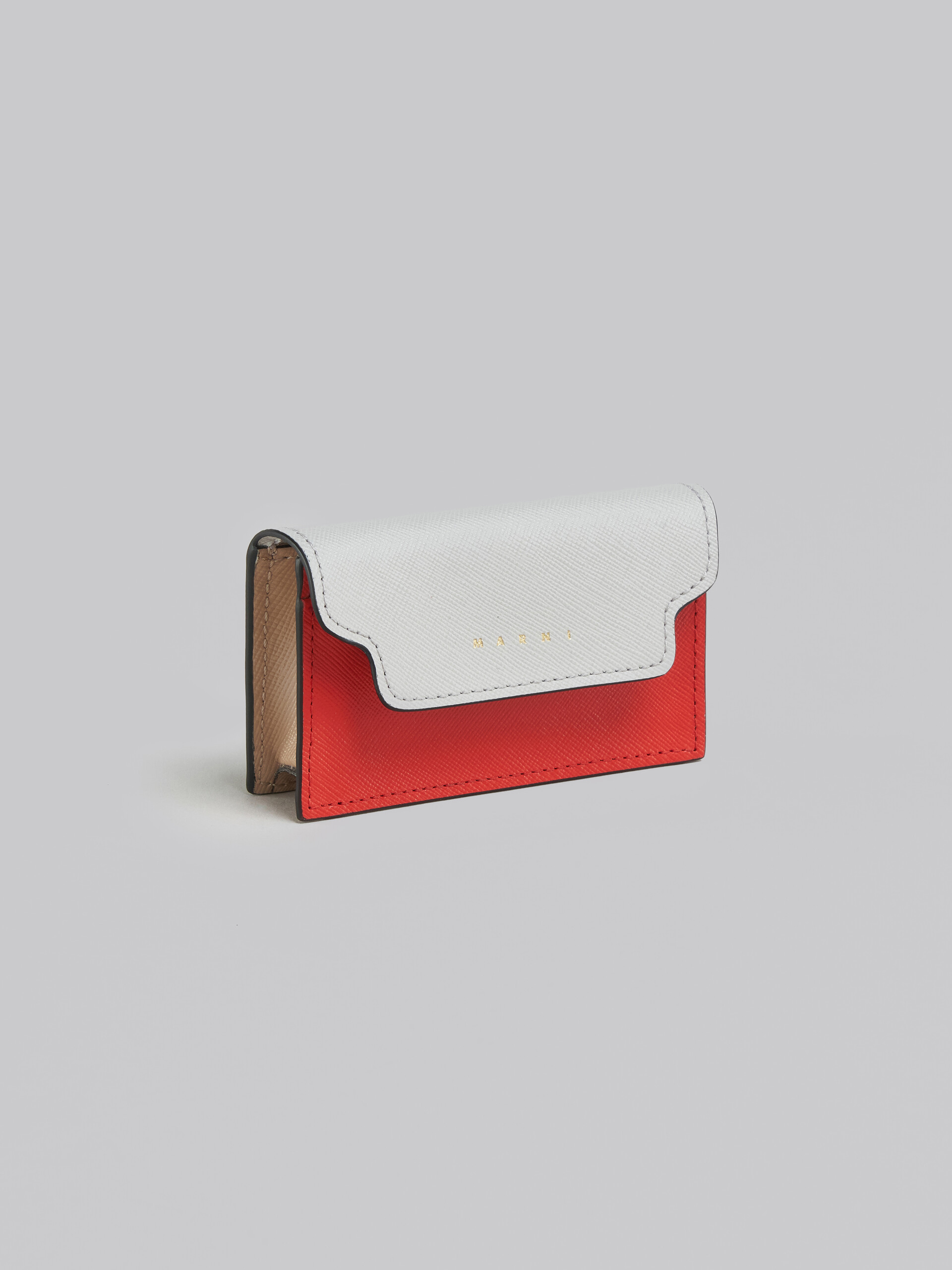 グリーン、ホワイト、ブラウン サフィアーノレザー製ビジネスカードケース - 財布 - Image 4