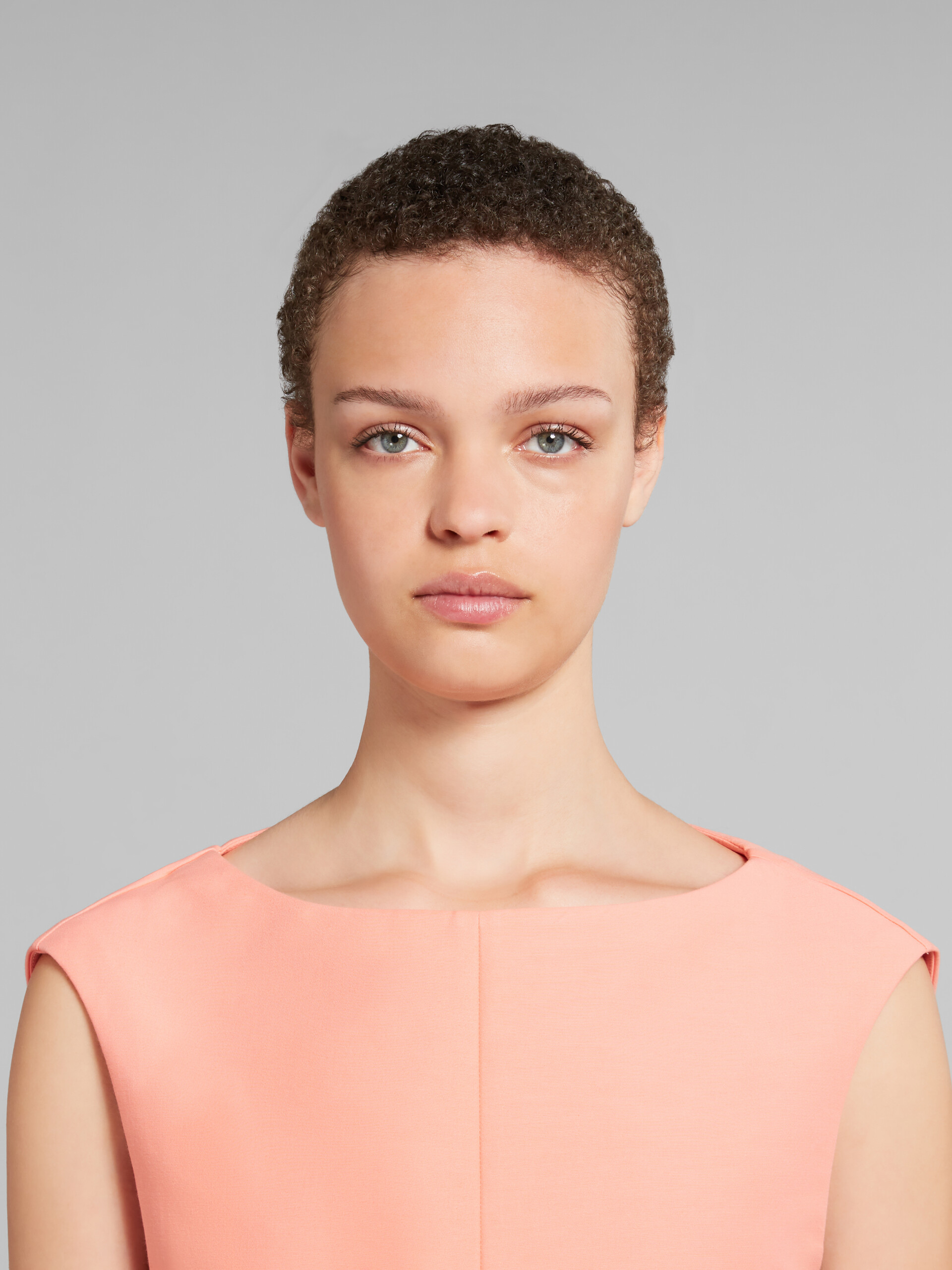 Peach cady cocoon top - Shirts - Image 4