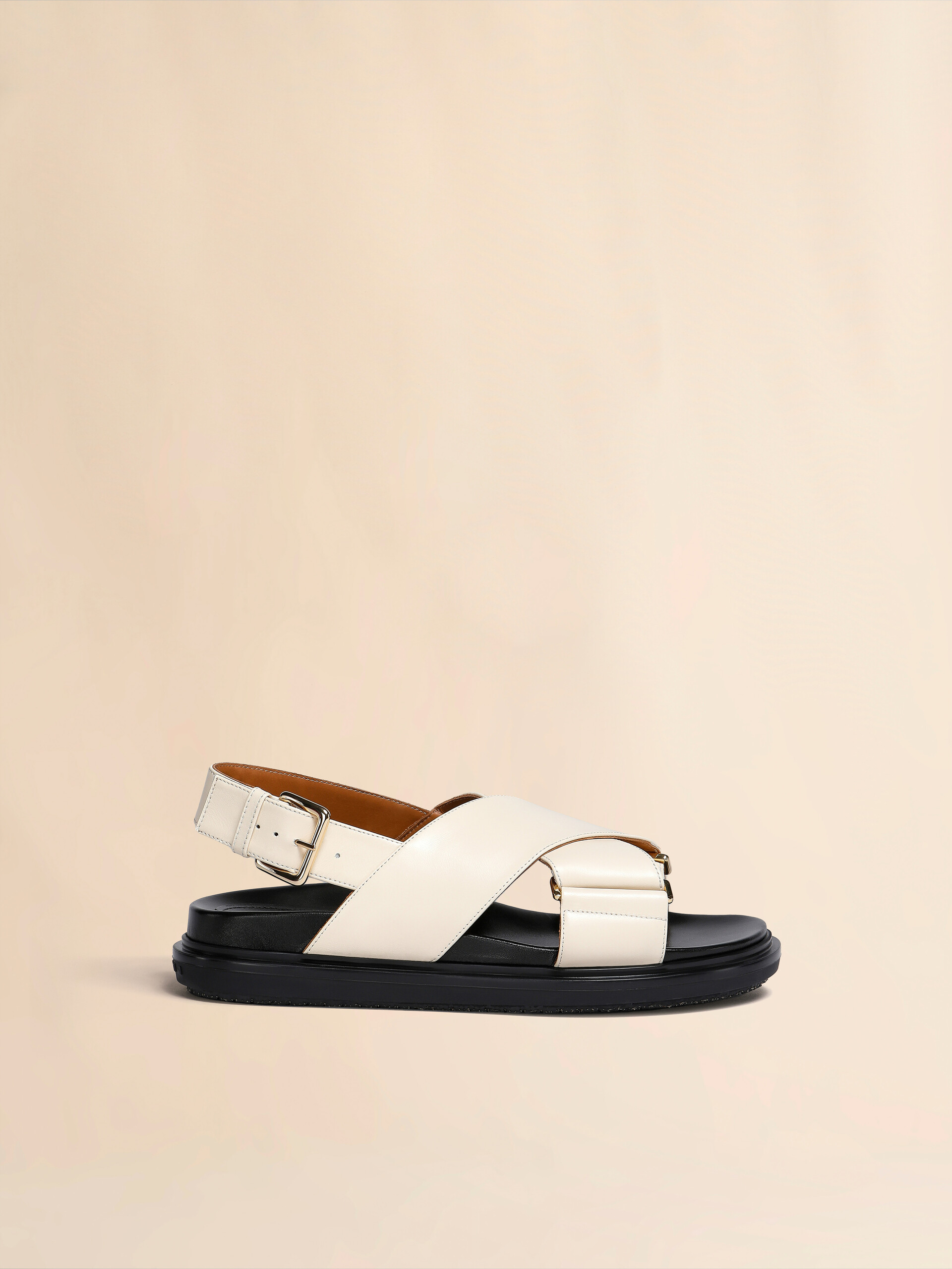 Brown leather Fussbett - Sandals - Image 1