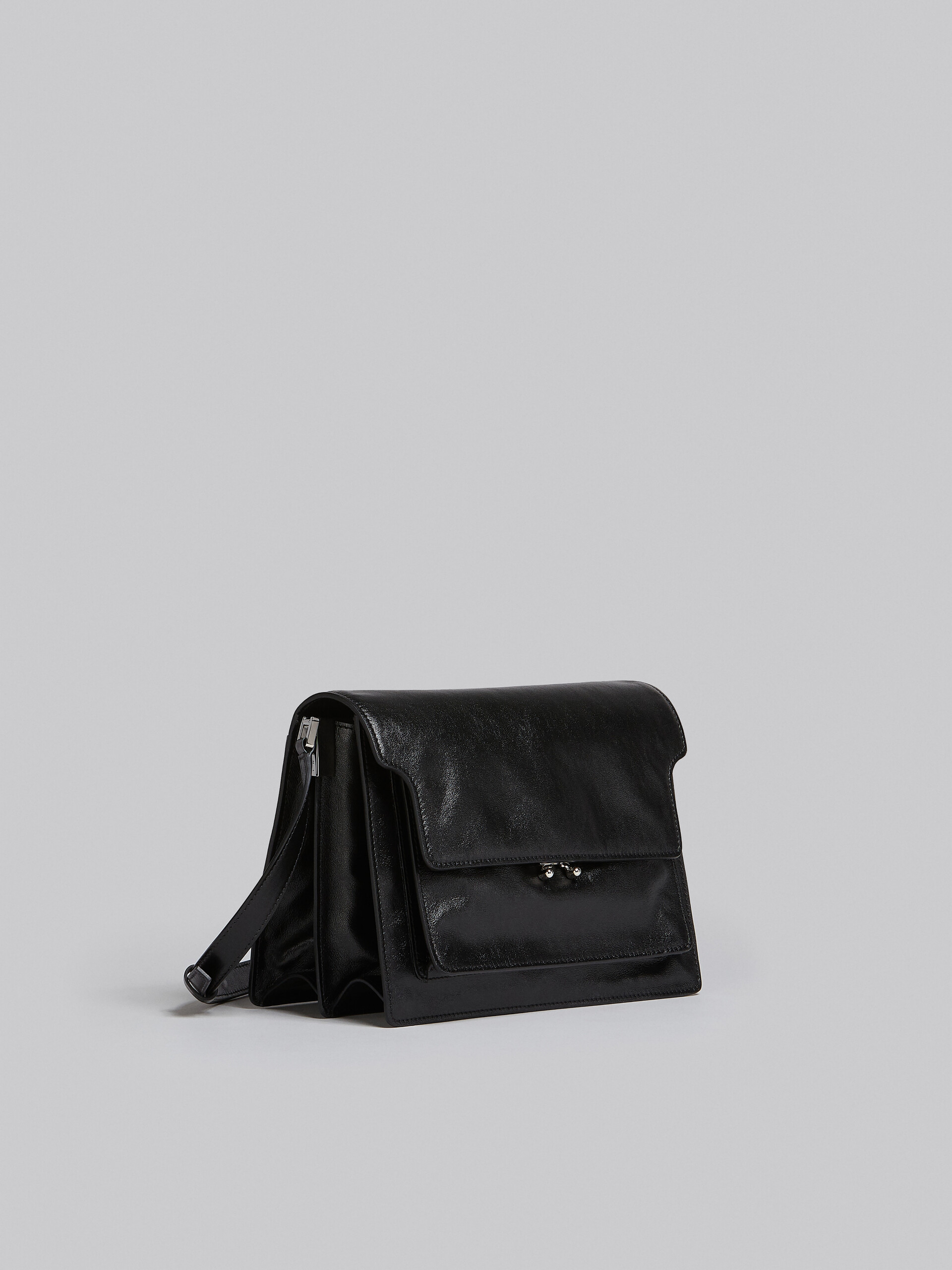 Trunk Soft Large Bag in black leather - Shoulder Bag - Image 6
