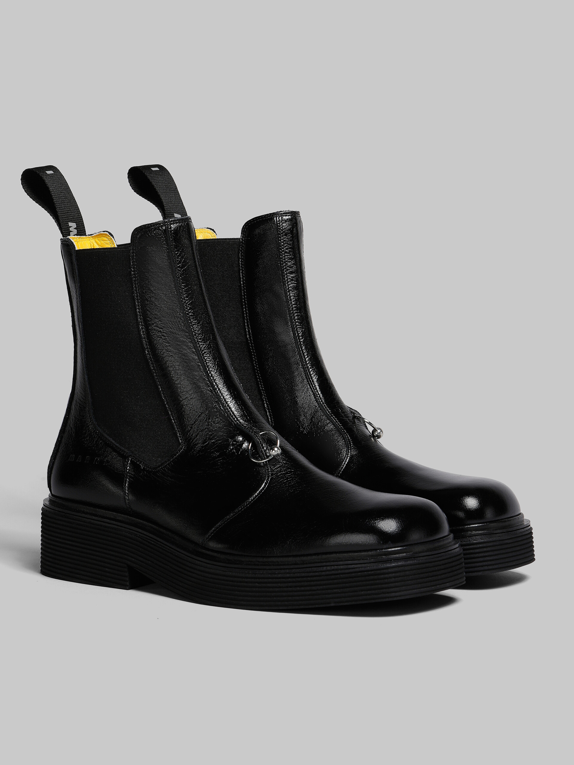 Black leather Chelsea boot - Boots - Image 2