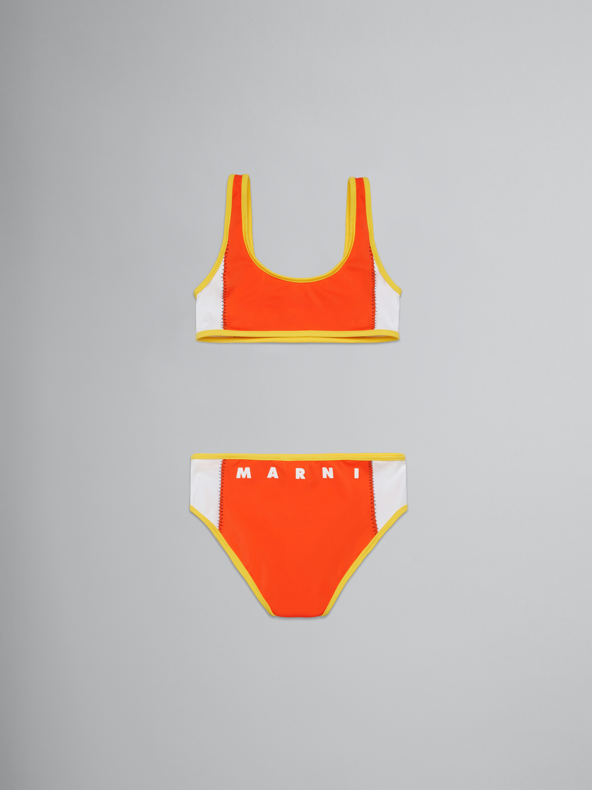 Bikini con motivo color block - NIÑO - Image 2