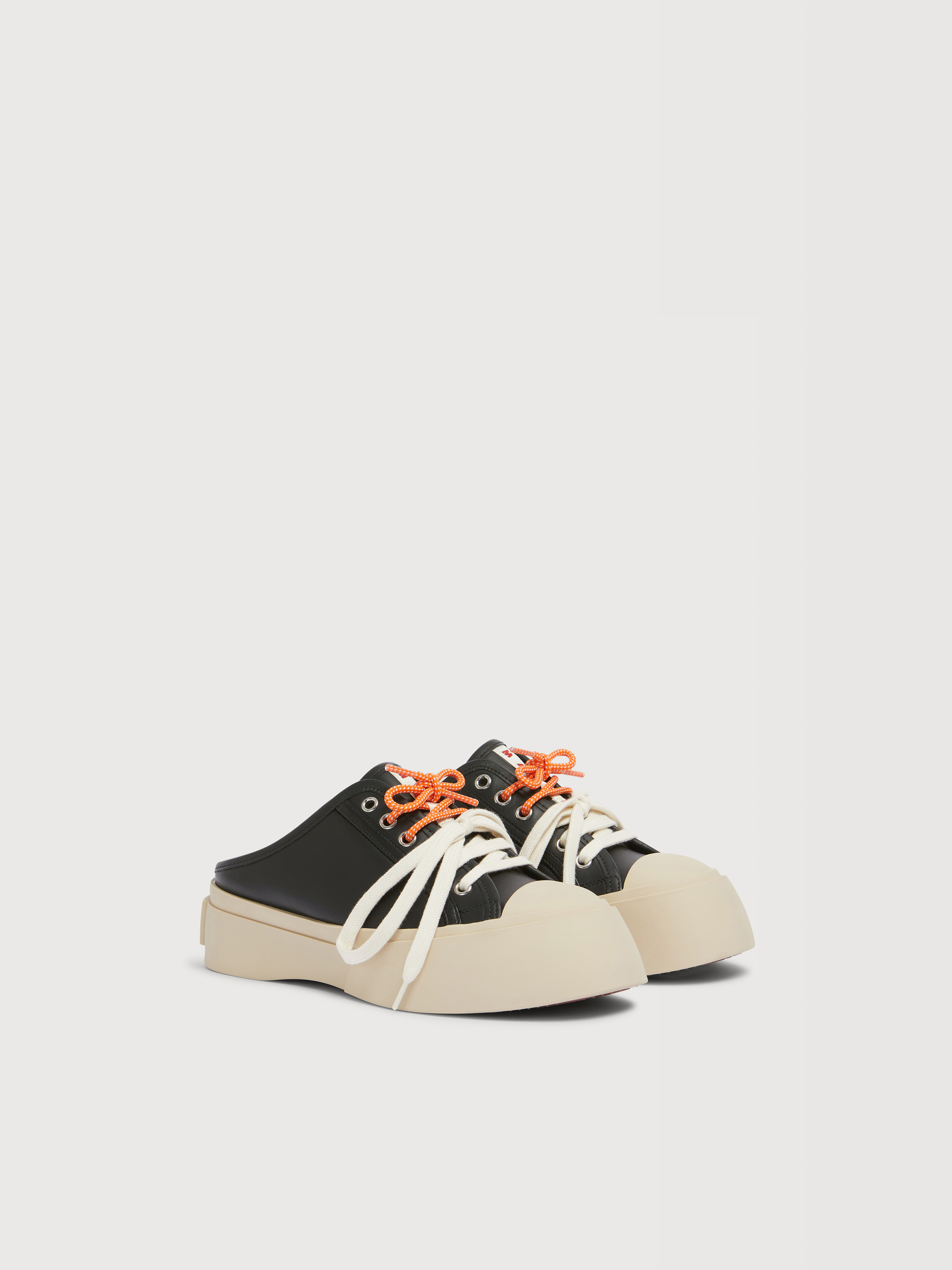 Sneaker Sabot Pablo aus schwarzem Leder - Sneakers - Image 2