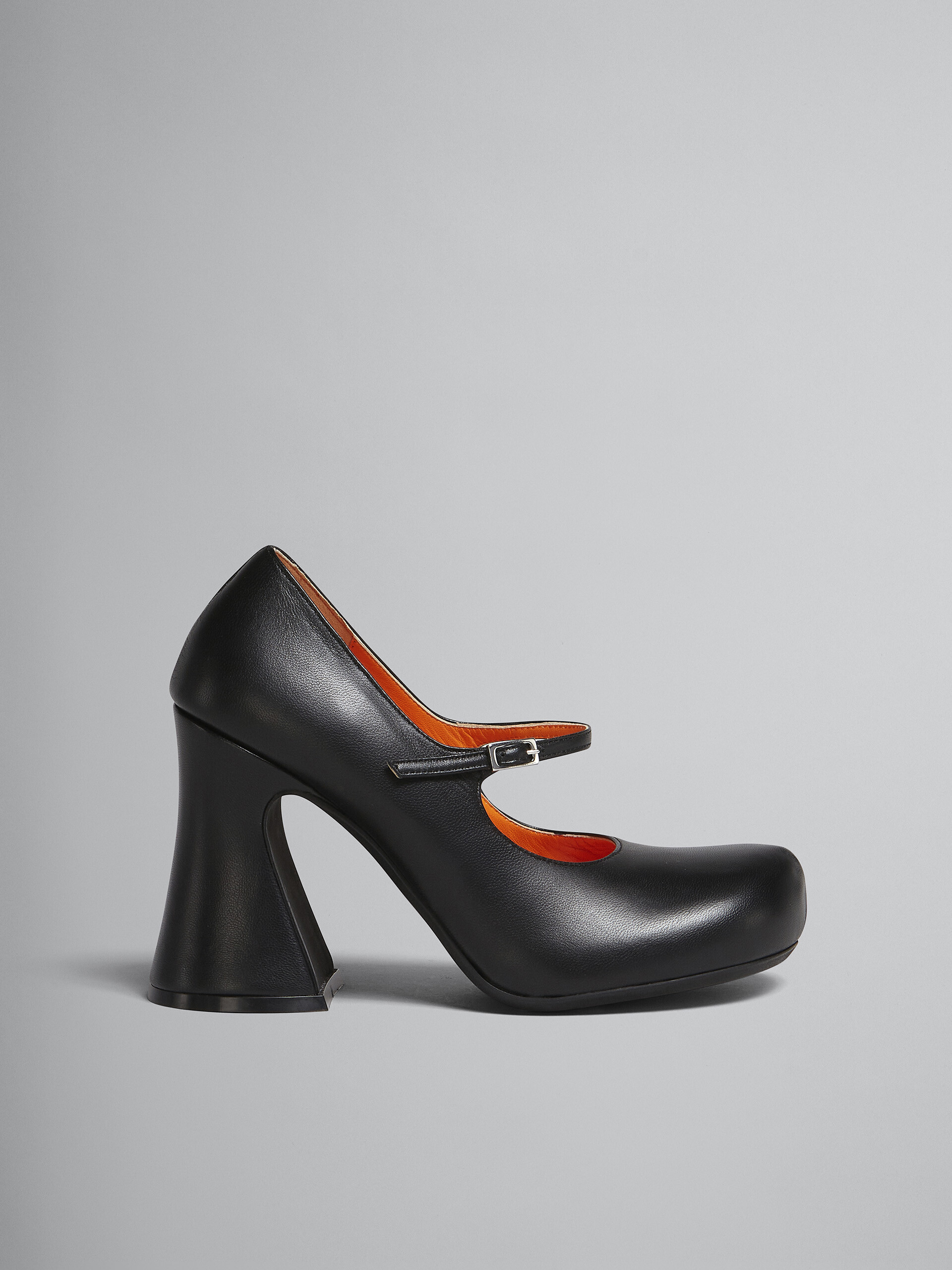 Black leather Mary Jane pump - Sneakers - Image 1