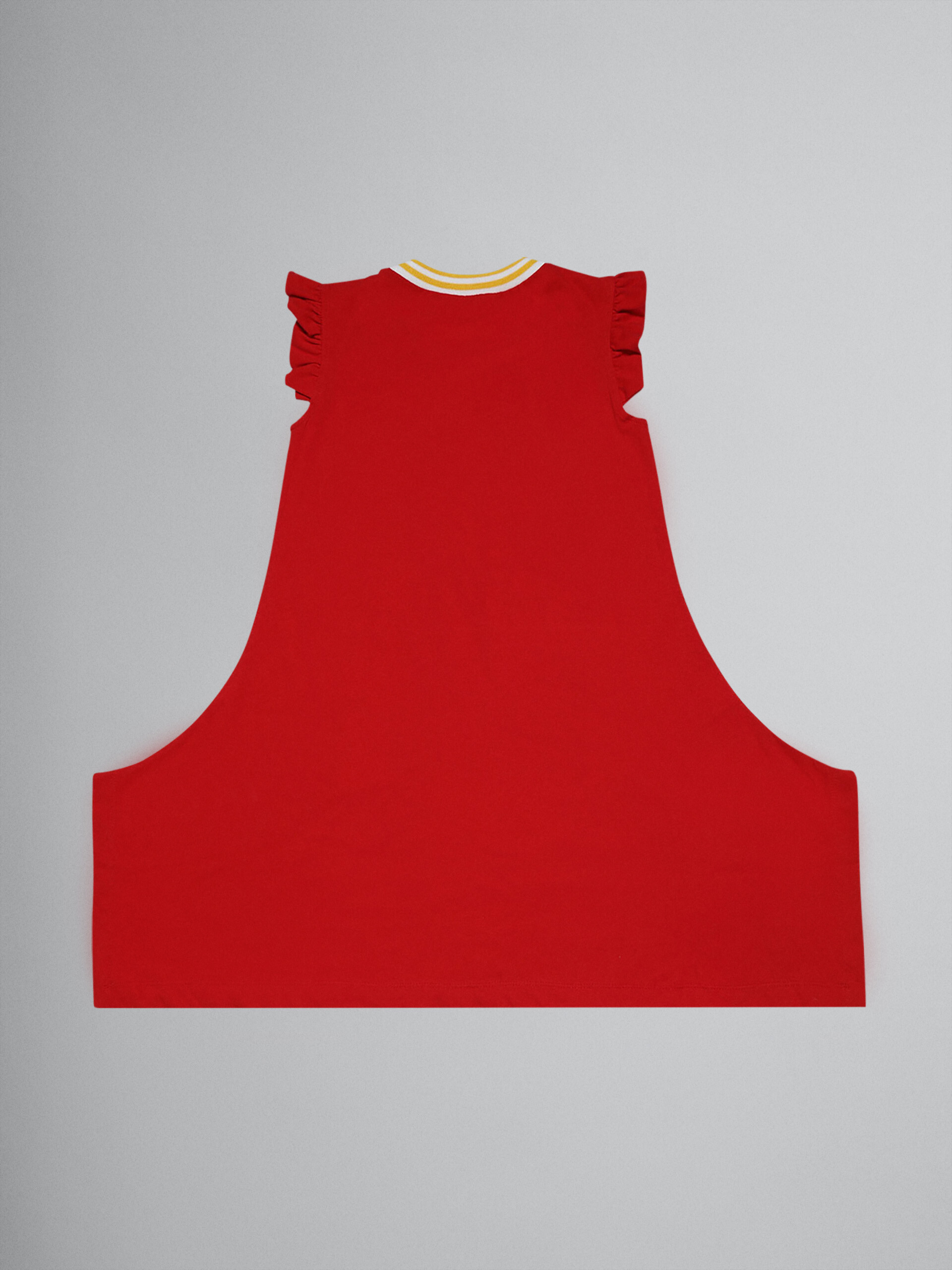 Maxi logo print cotton jersey dress - Dresses - Image 2