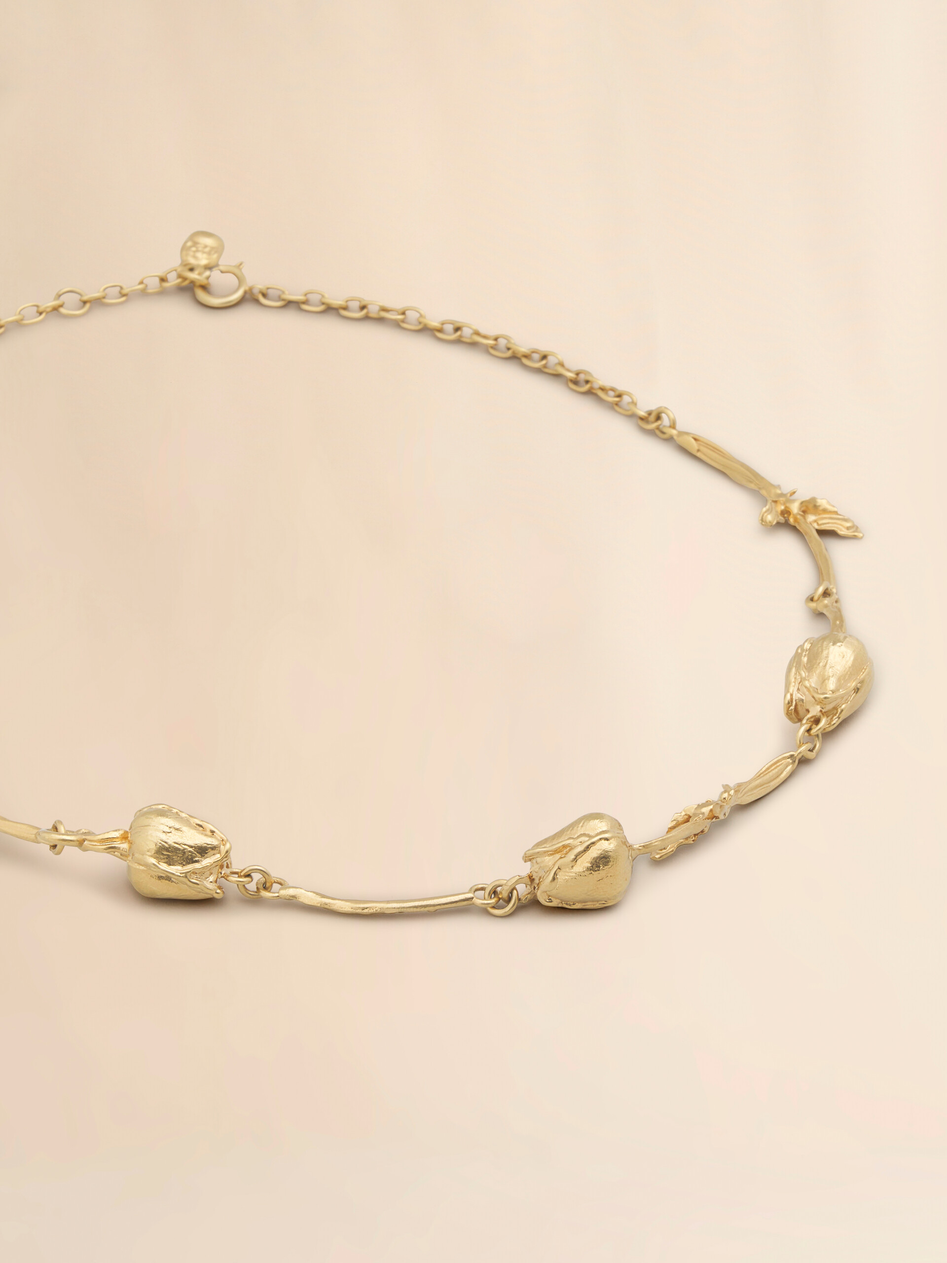 Gold Tulip necklace - Necklaces - Image 2