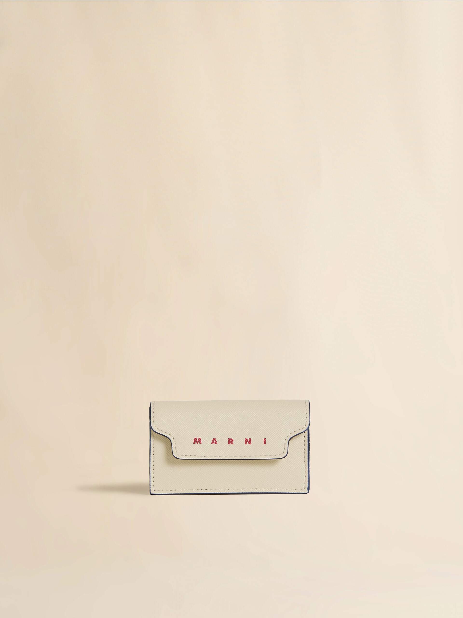 クリーム レザー製名刺入れ - 財布 - Image 1