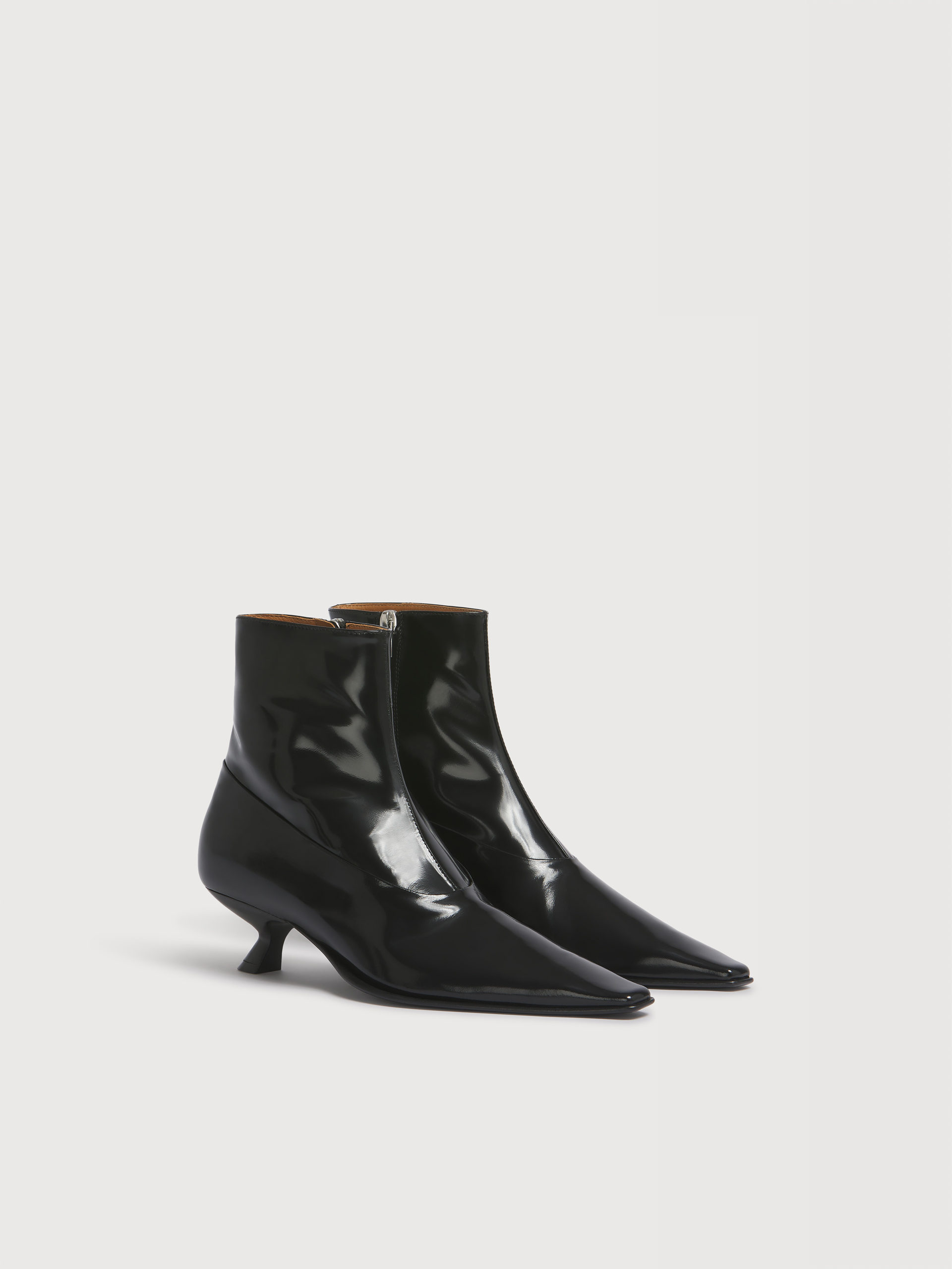 Black leather boot - Boots - Image 2