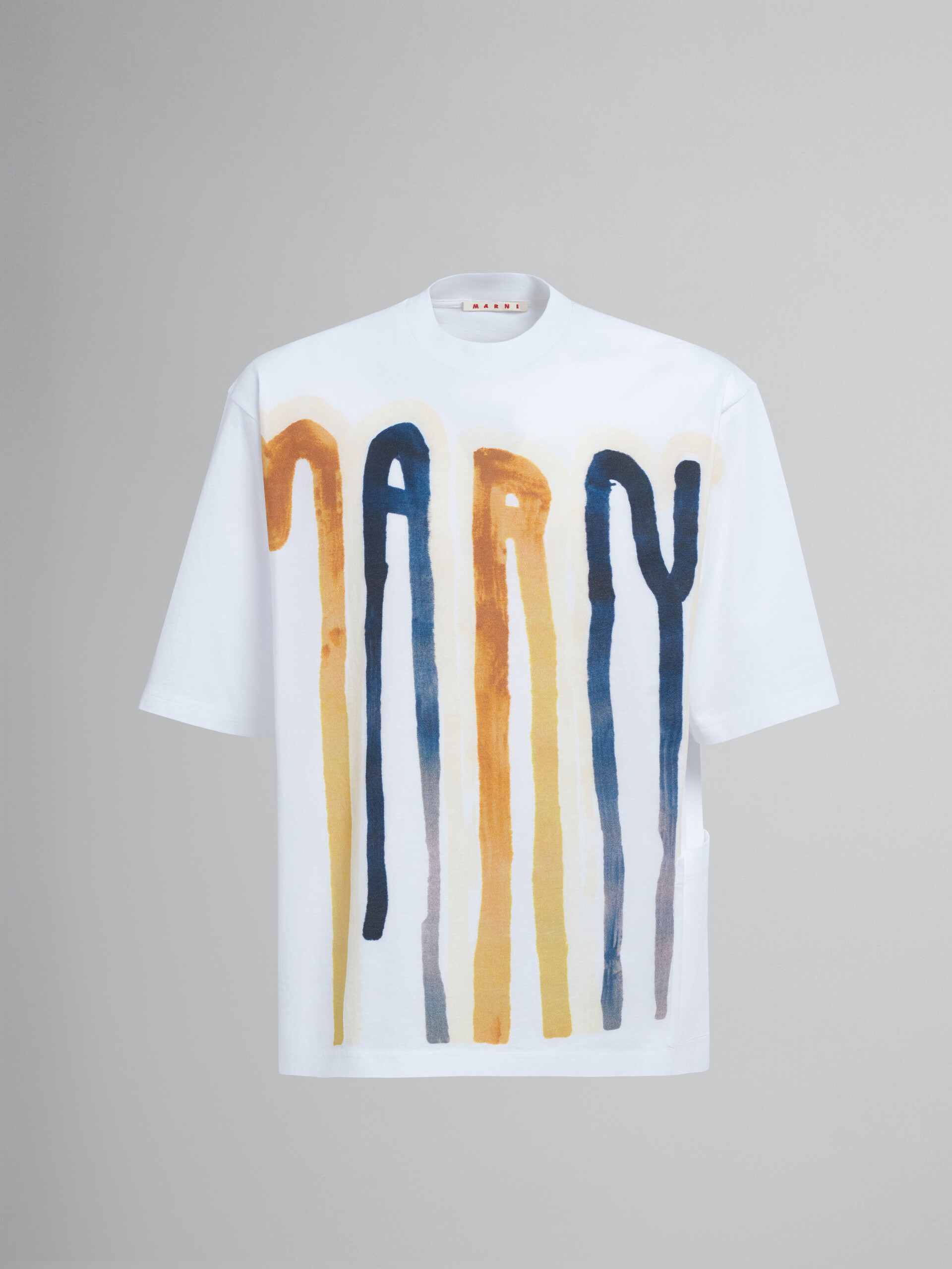 Dripping Logo bio jersey T-shirt | Marni