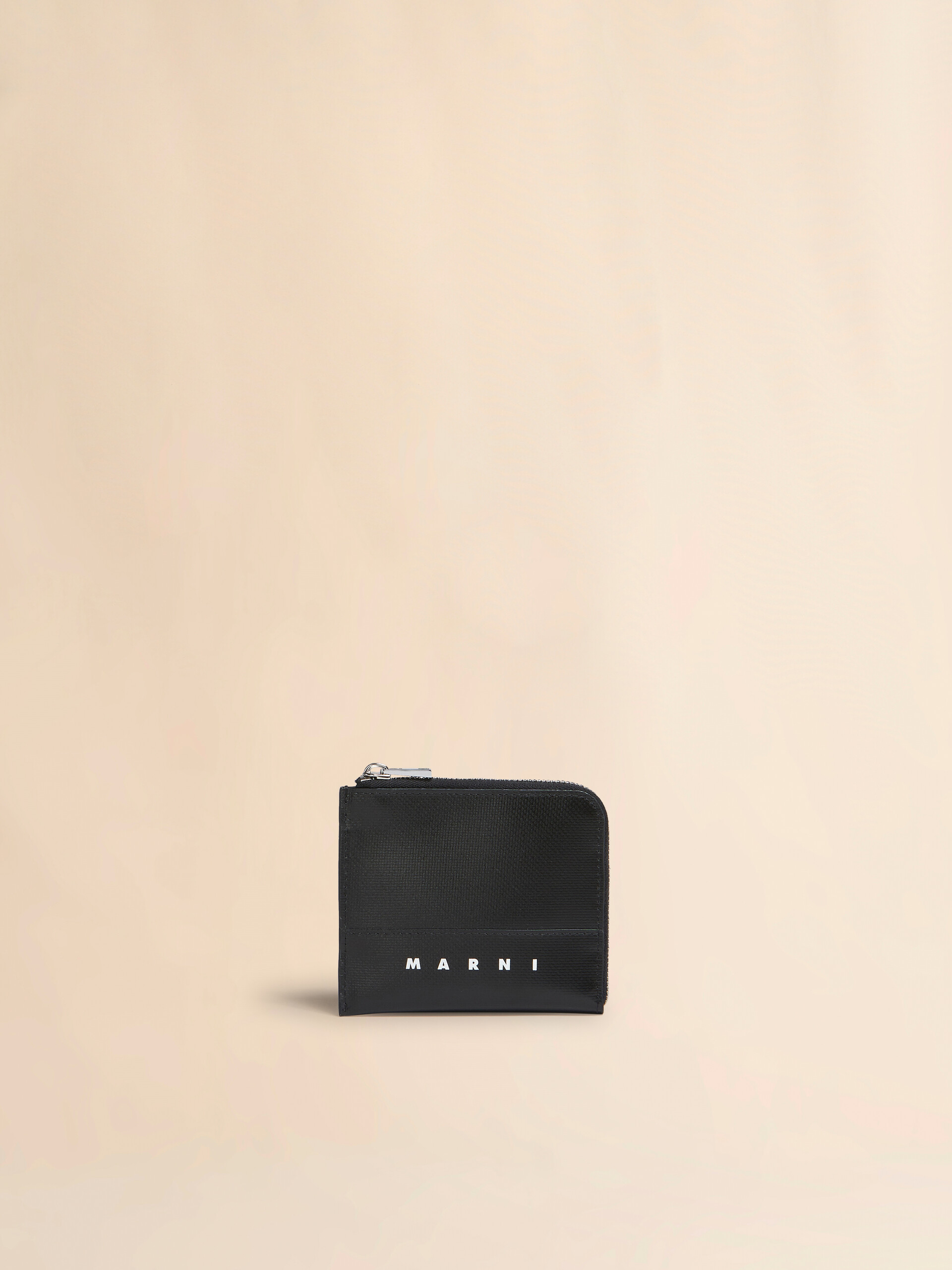 ブラック ジップアラウンドウォレット - 財布 - Image 1