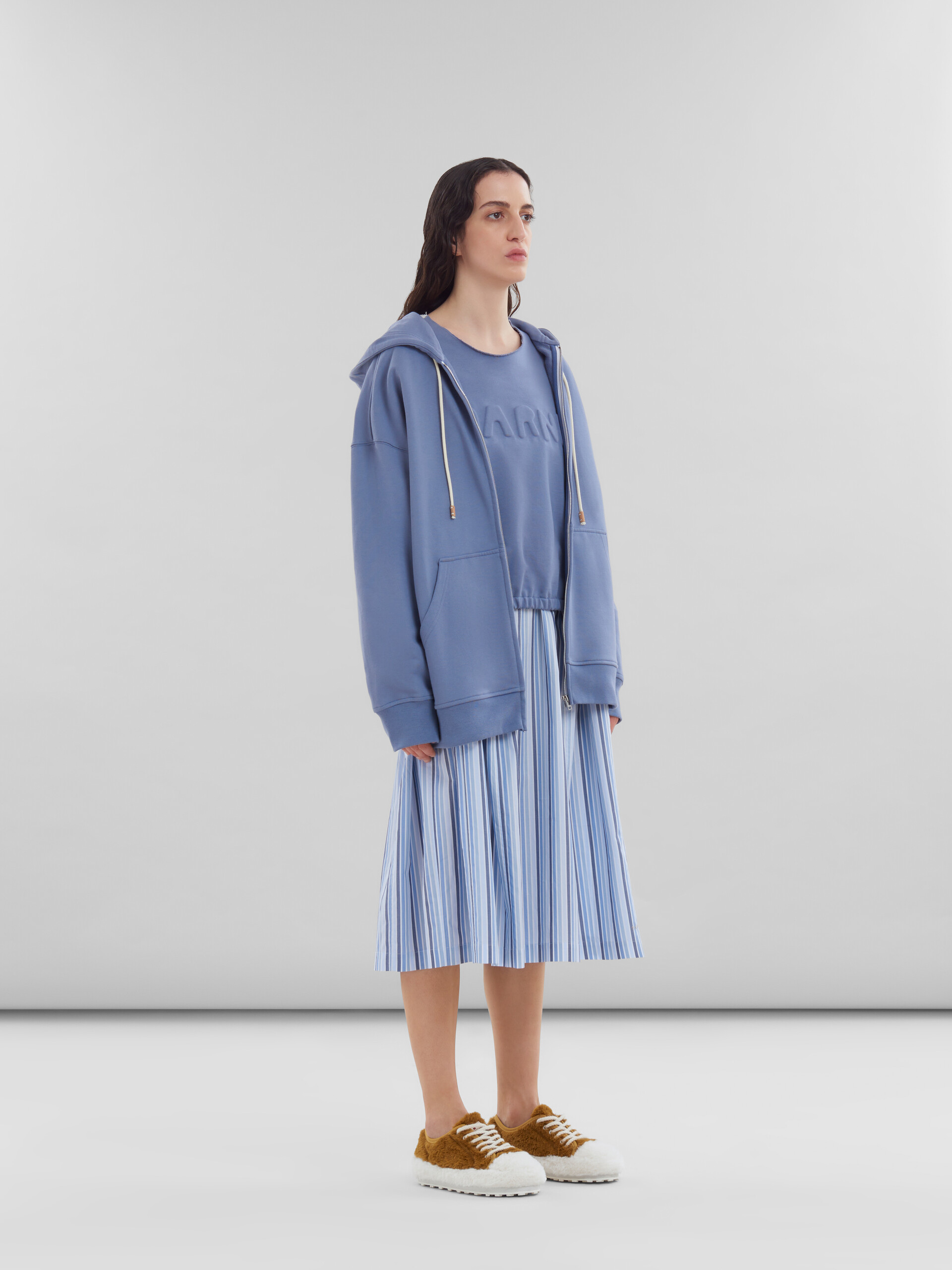 MARNI 22AW ボックスロゴスウェット ブルー 38