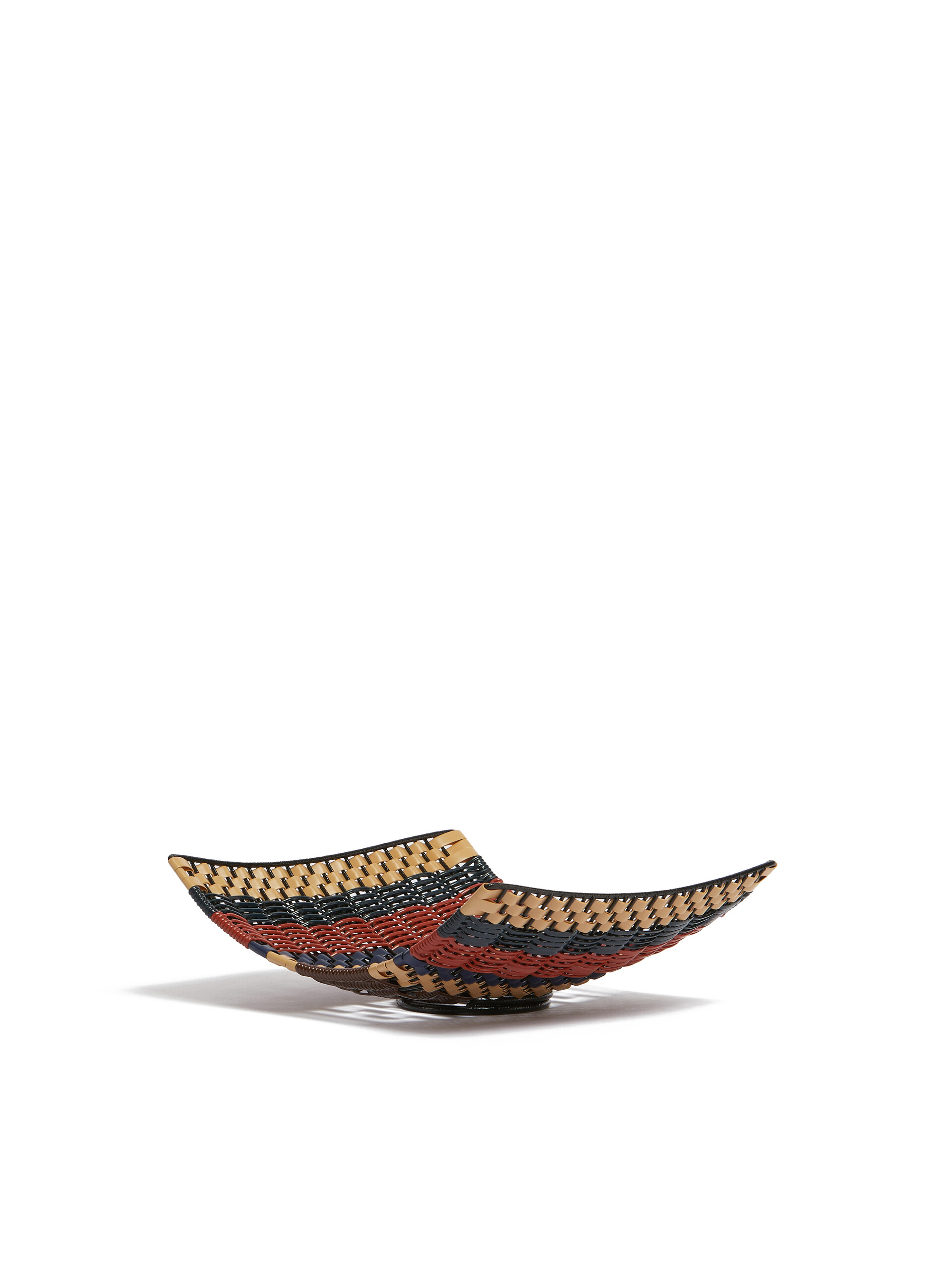 Blue and red Marni Market woven curved tray - Furniture - Image 2