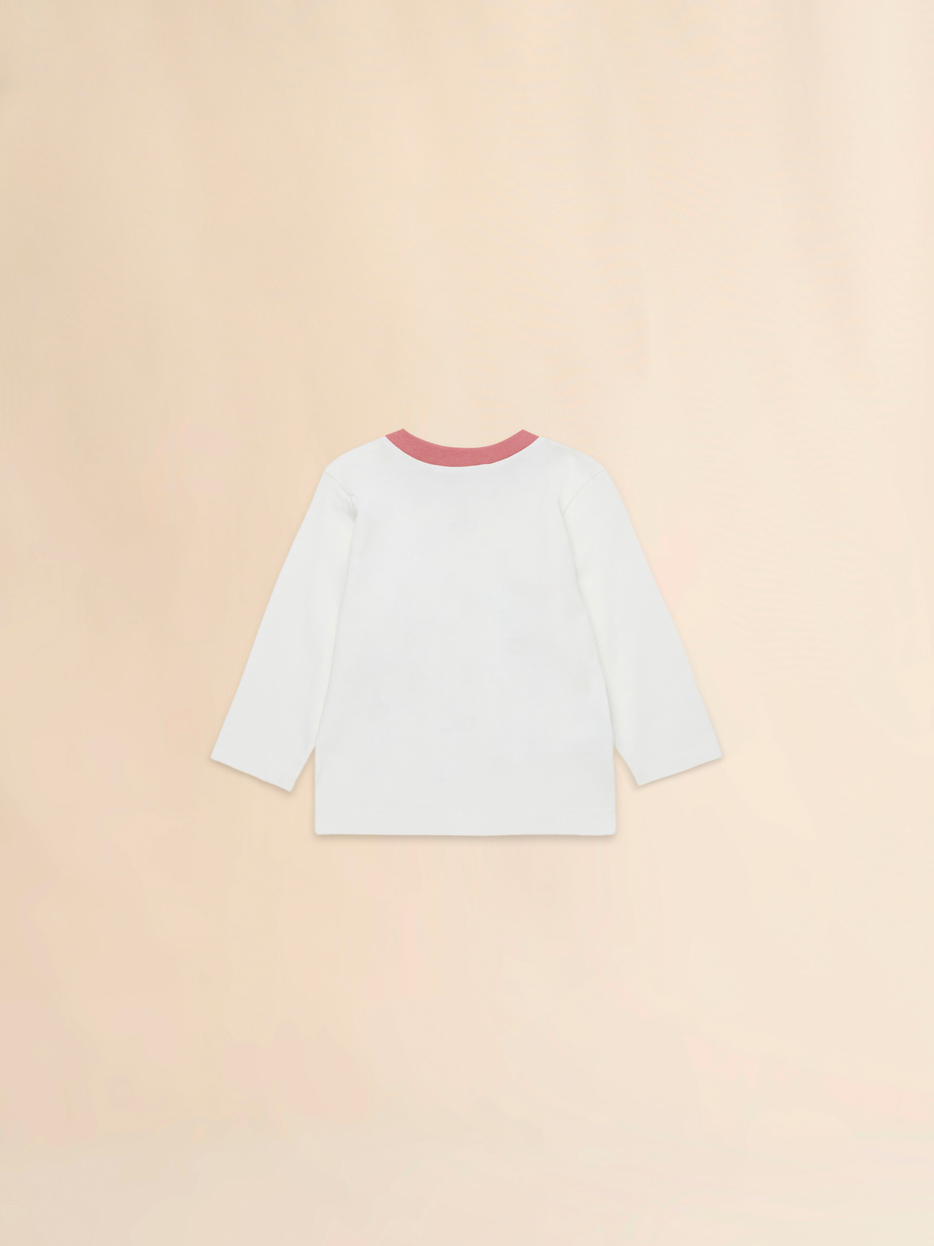 Off-white cotton sweatshirt with Fiorellini/Stecchini print - T-shirts - Image 2