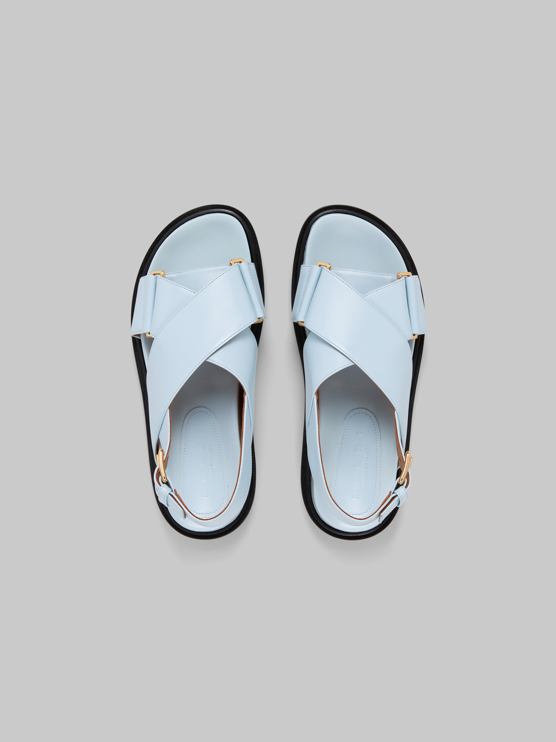 Blue leather Fussbett - Sandals - Image 4