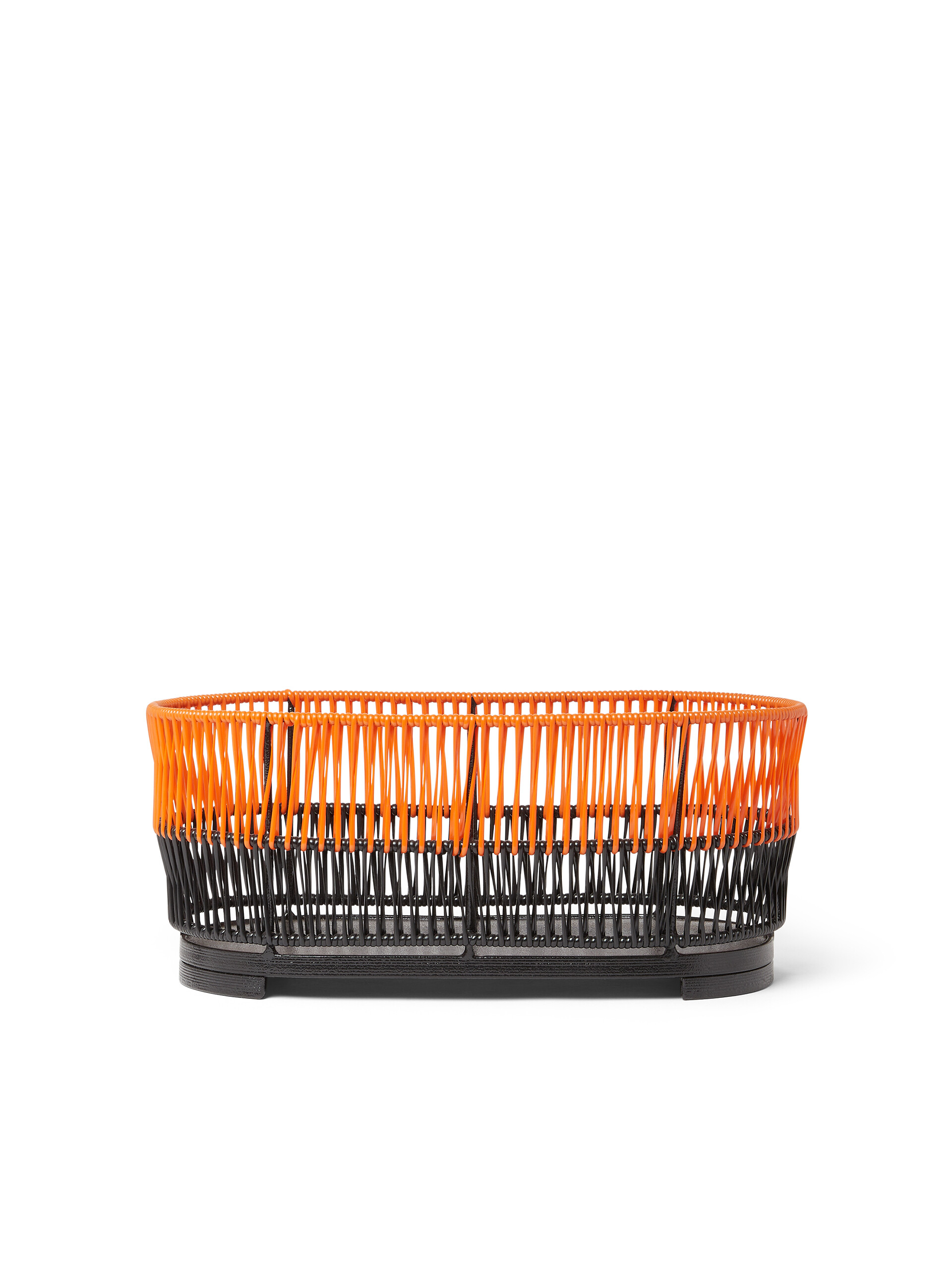 MARNI MARKET oval basket in metal and bi-coloured PVC - Furniture - Image 3