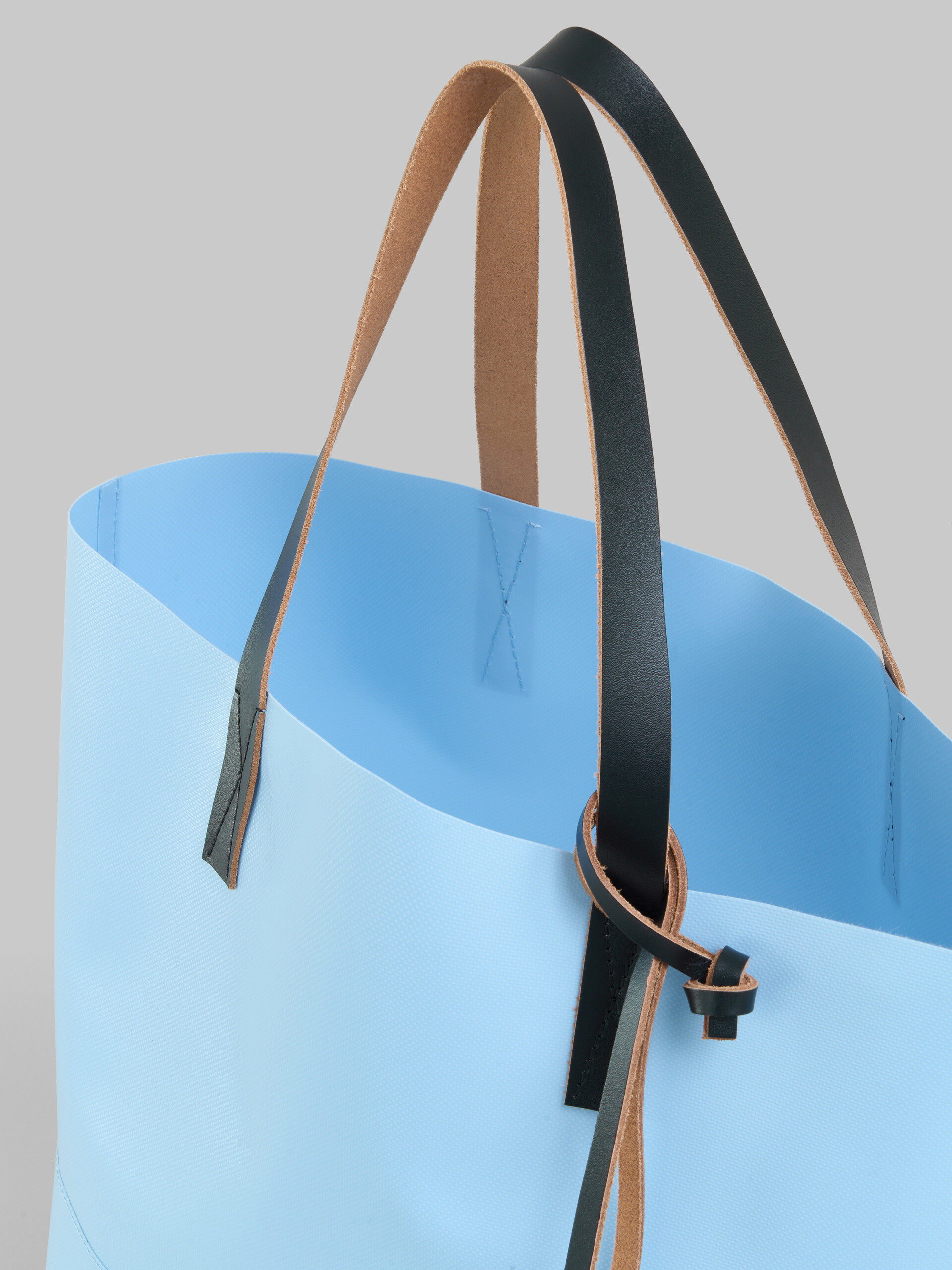 Bolso shopper abierto azul claro con etiqueta Marni - Bolsos shopper - Image 3