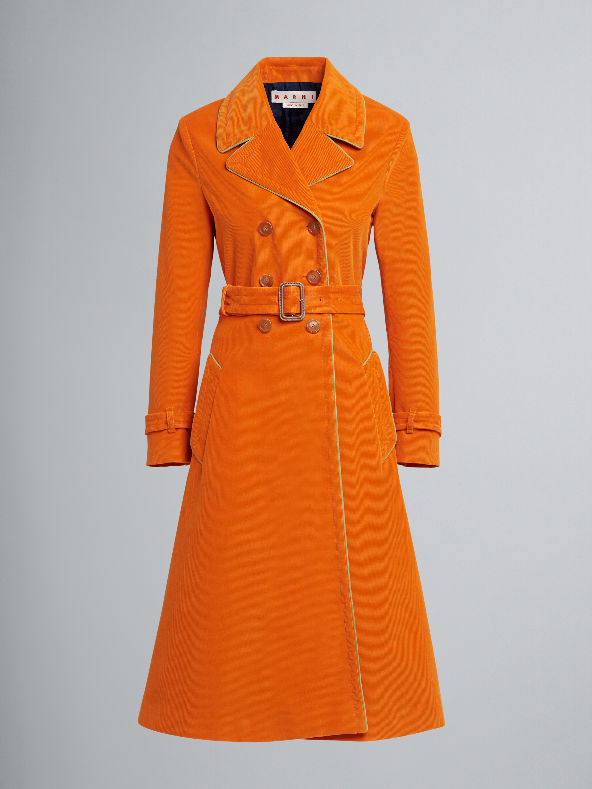 Fine wale corduroy coat - Coats - Image 1