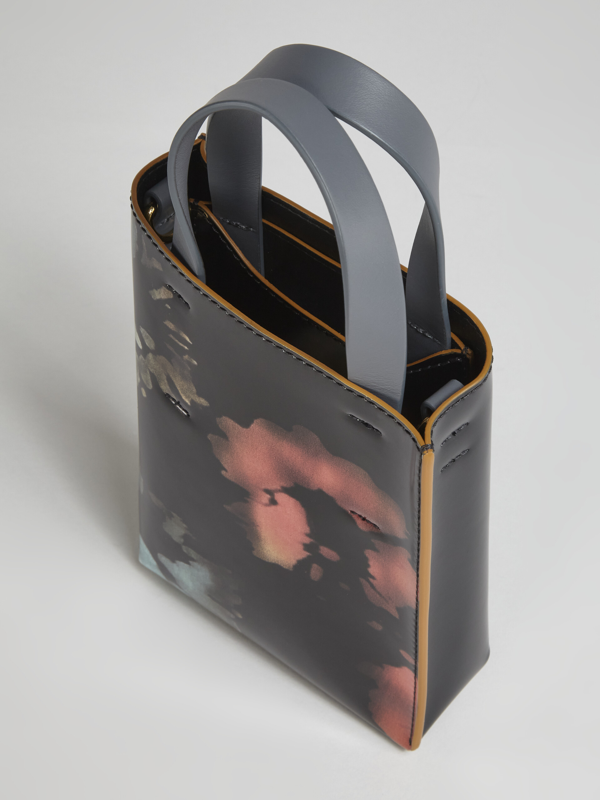 MUSEO nano bag in Sunflower print leather - Shopping Bags - Image 5