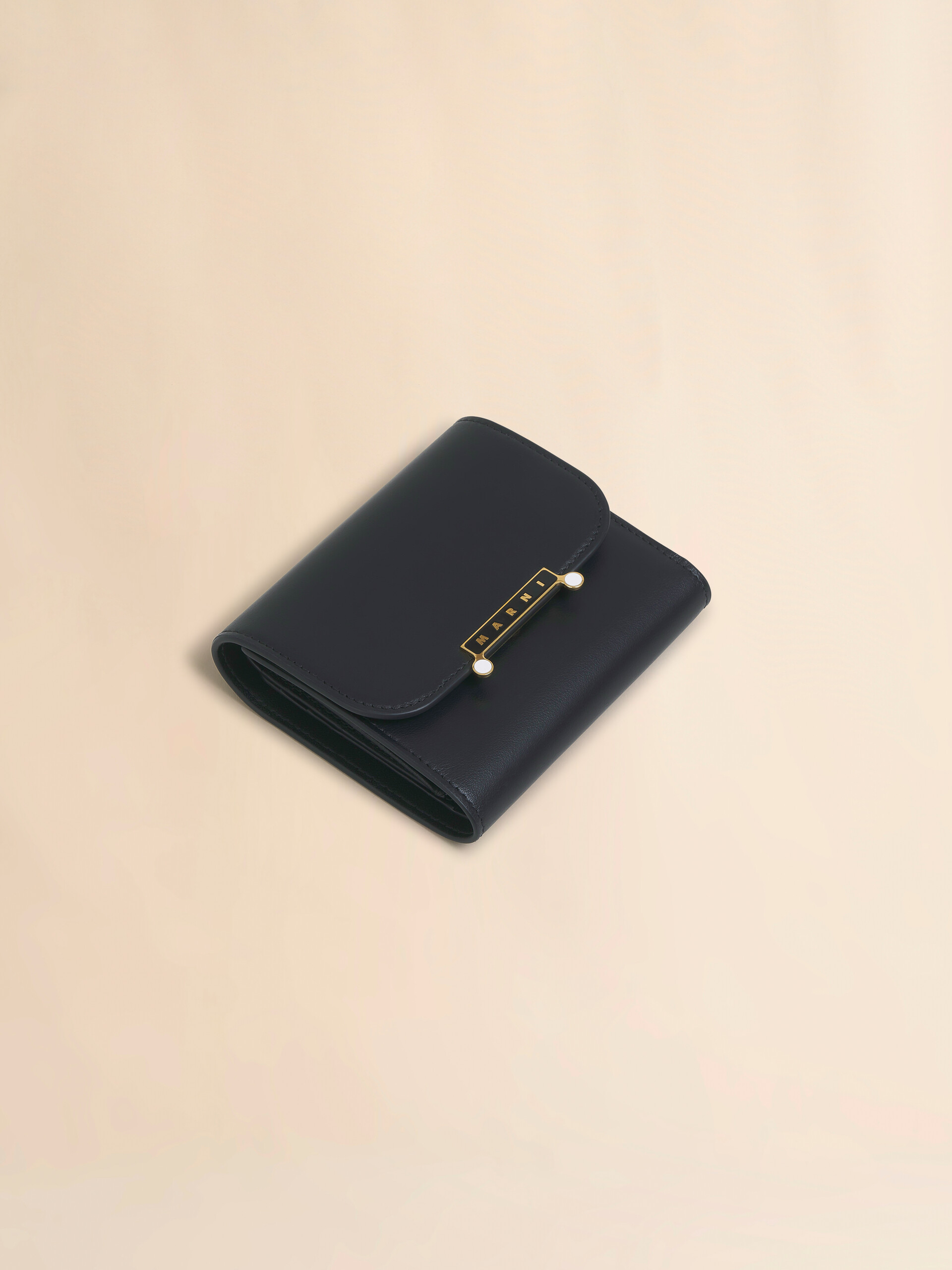 Brown leather Envelope trifold wallet - Wallets - Image 5