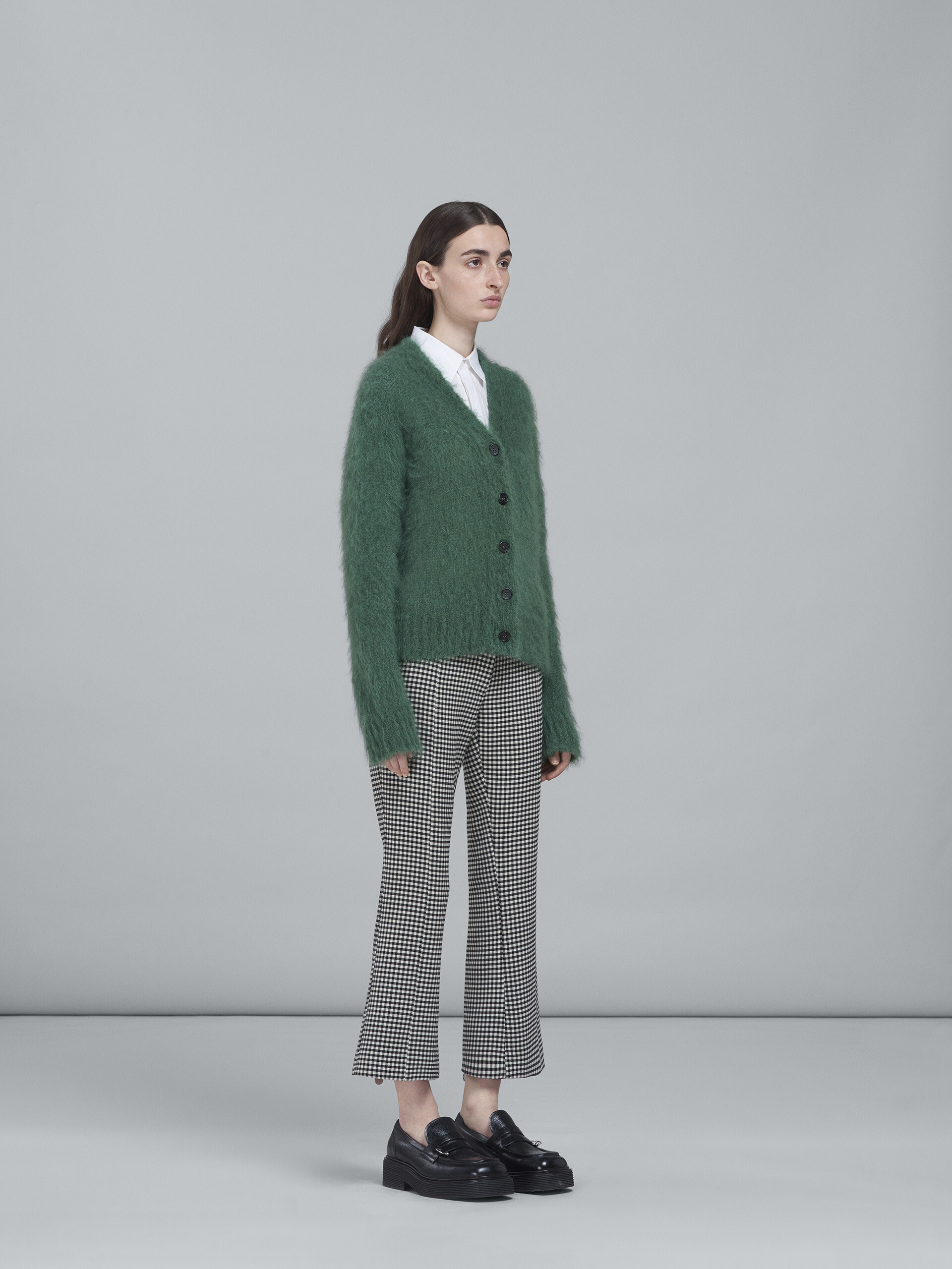 Mohair and wool long cardigan - Pullovers - Image 5