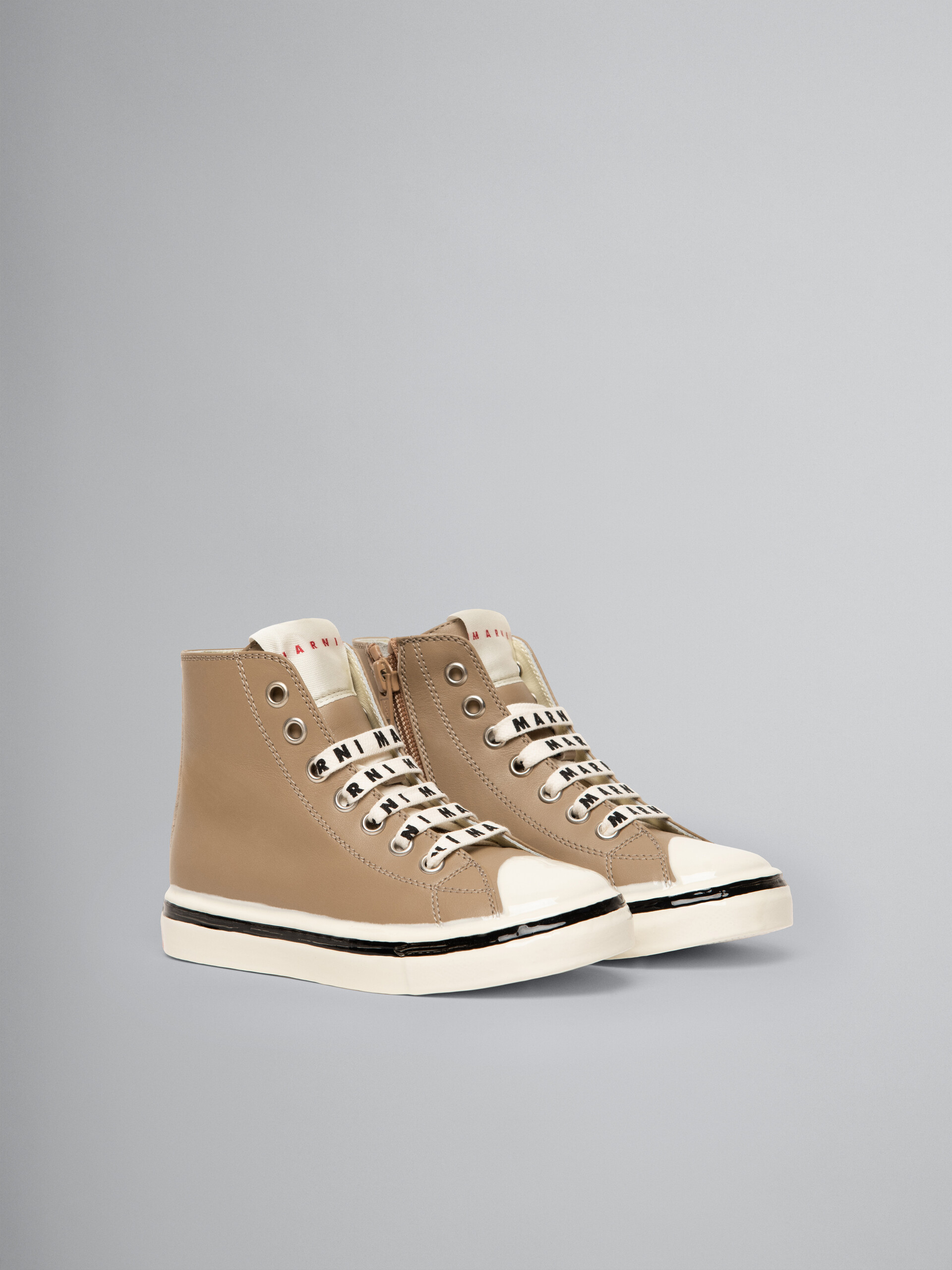 Brown leather sneaker - Other accessories - Image 2