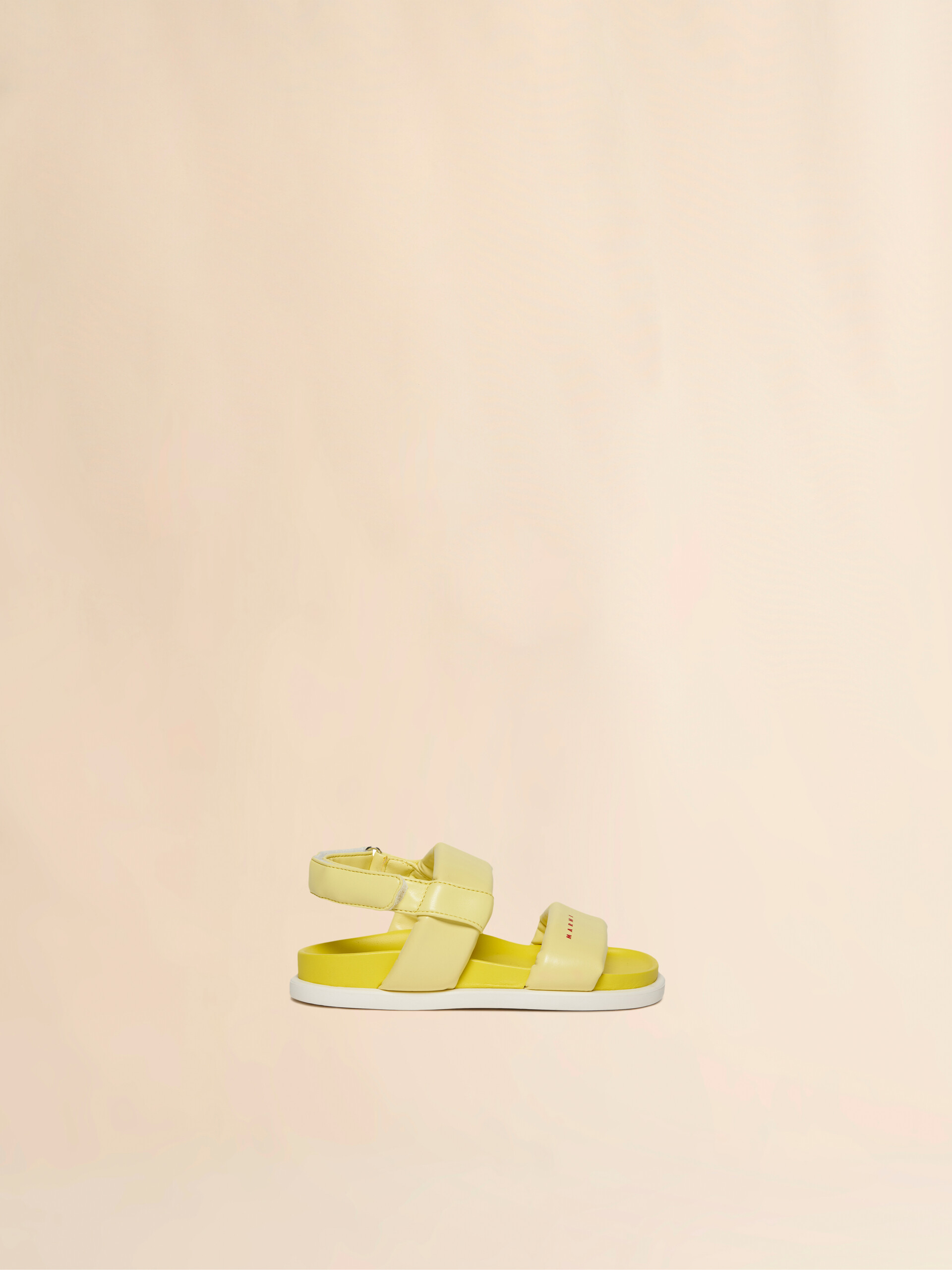 Yellow faux leather slingback Fussbett - Sneakers - Image 1