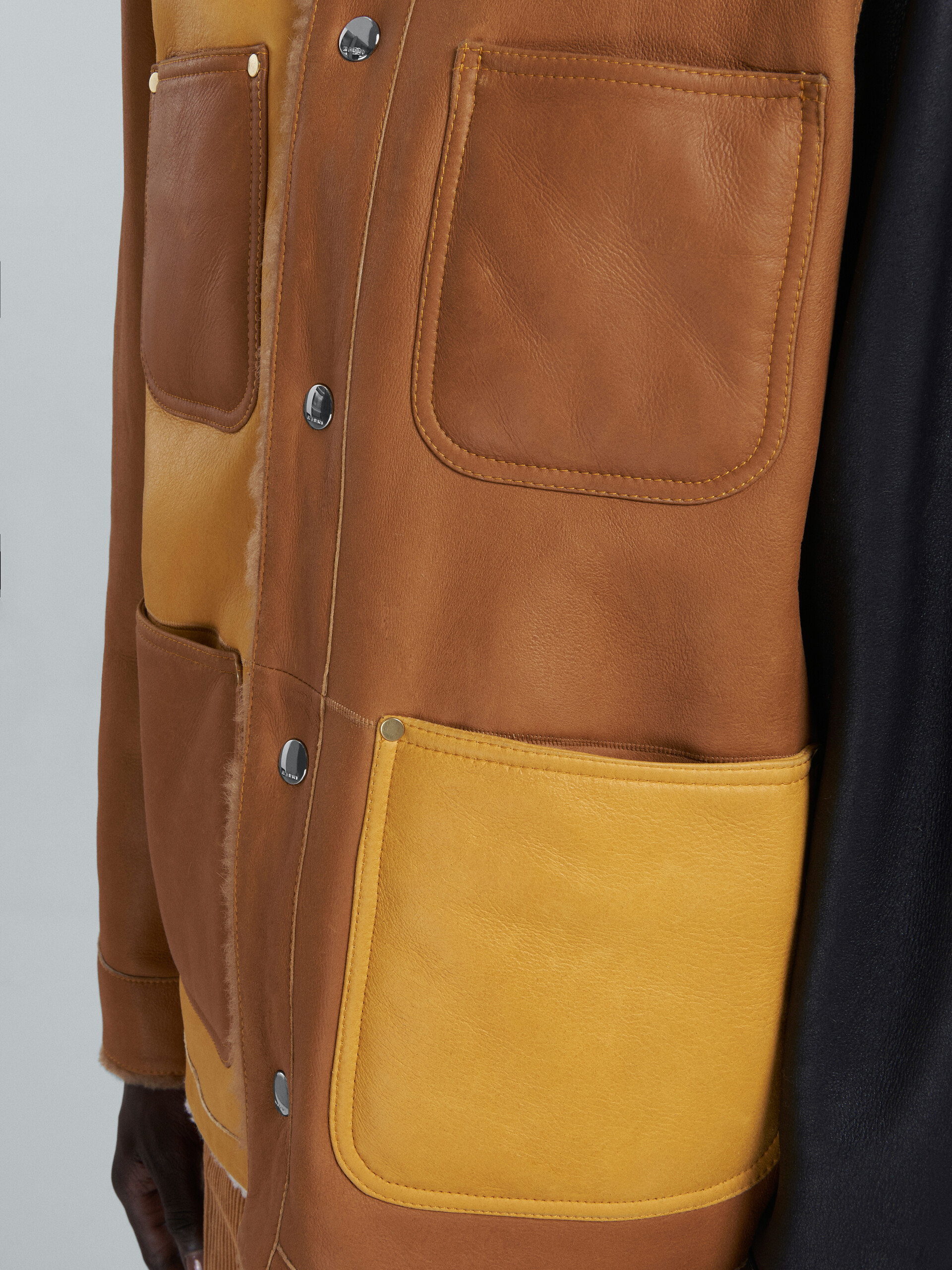 MARNI x CARHARTT WIP - shearling reversible jacket - Jackets - Image 5