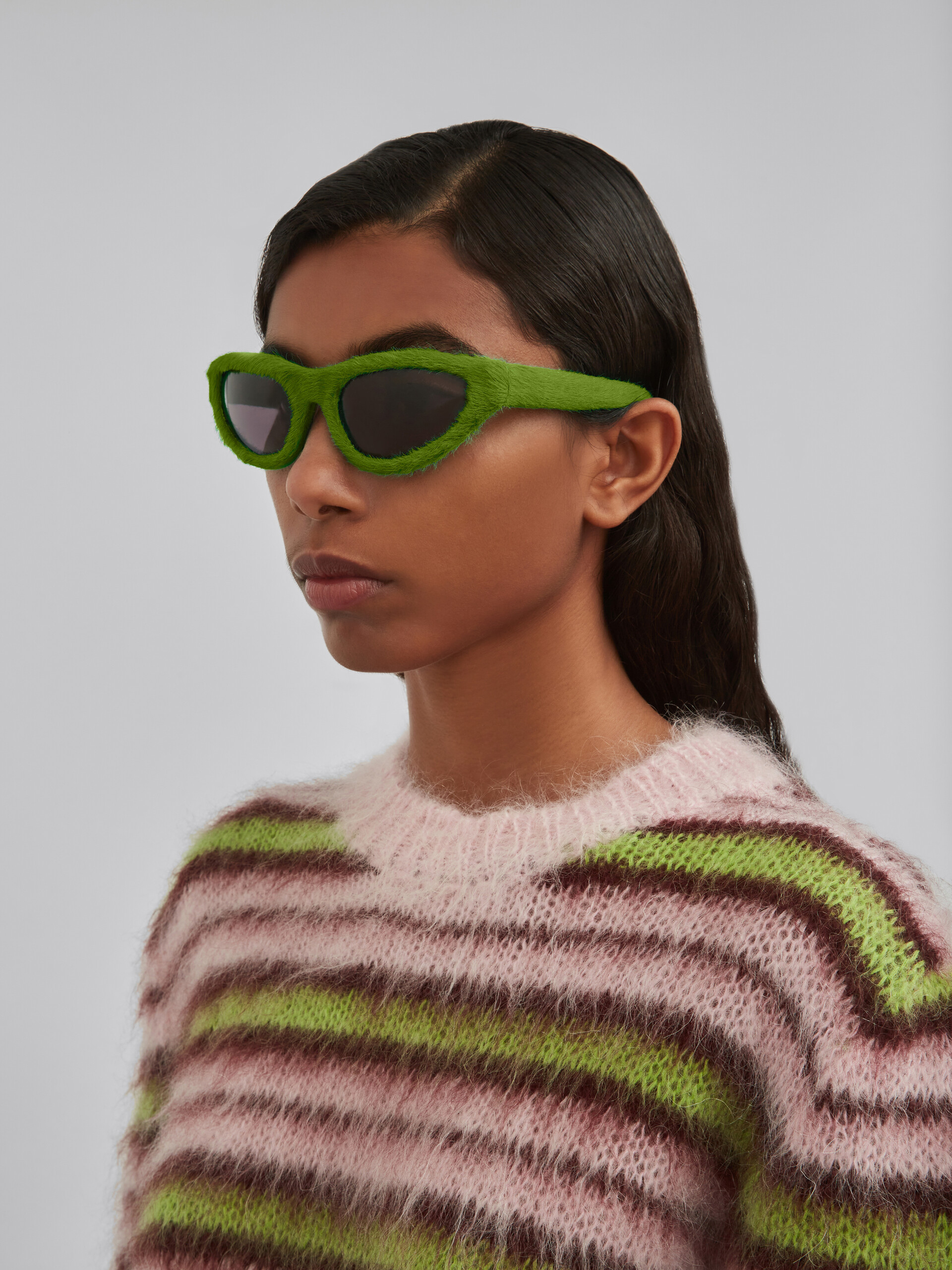 Mavericks furry green sunglasses - Optical - Image 2