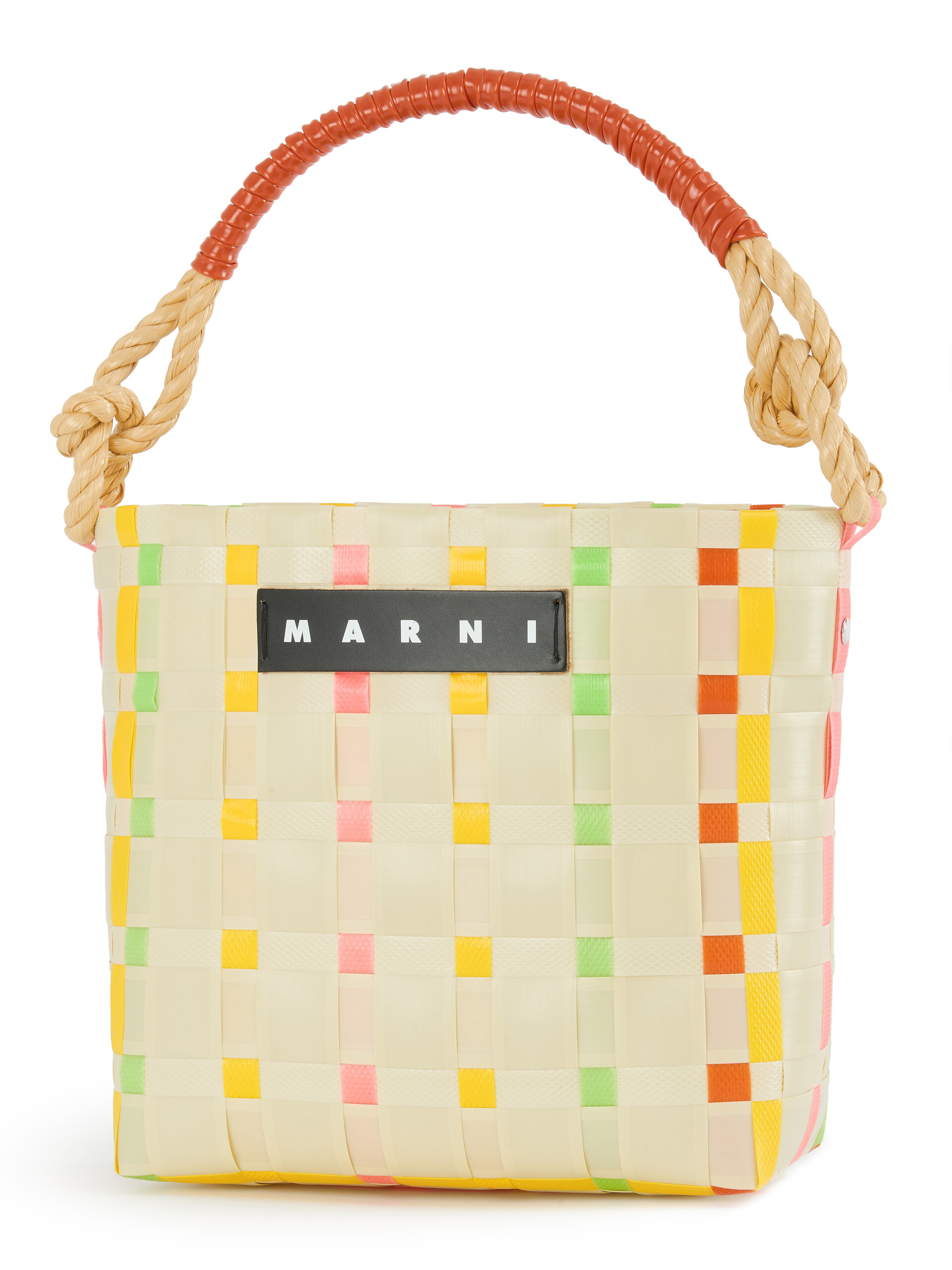 MARNI MARKET Sunday Basket バッグ ホワイト(ブラック/ホワイト) MARNI MARKET SUNDAY BASKET BAG